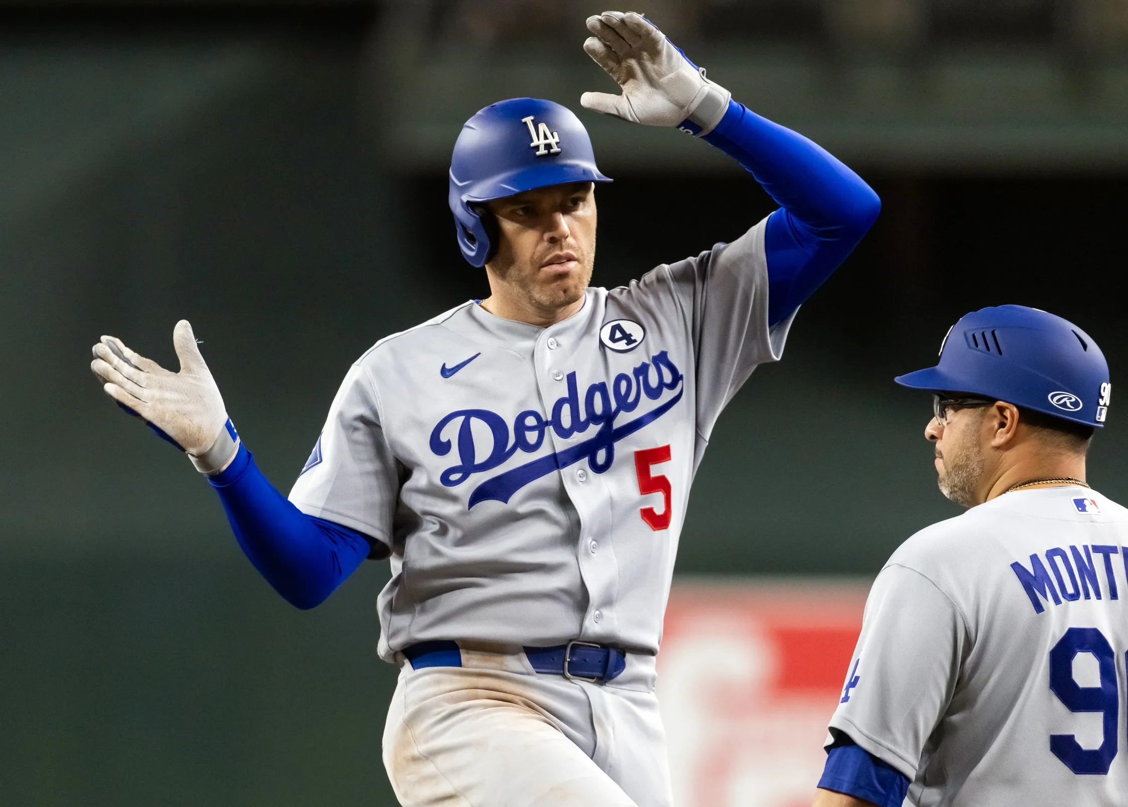 Freddie Freeman Laughs Off Pickoff Attempts From Former Teammate in Dodgers Win