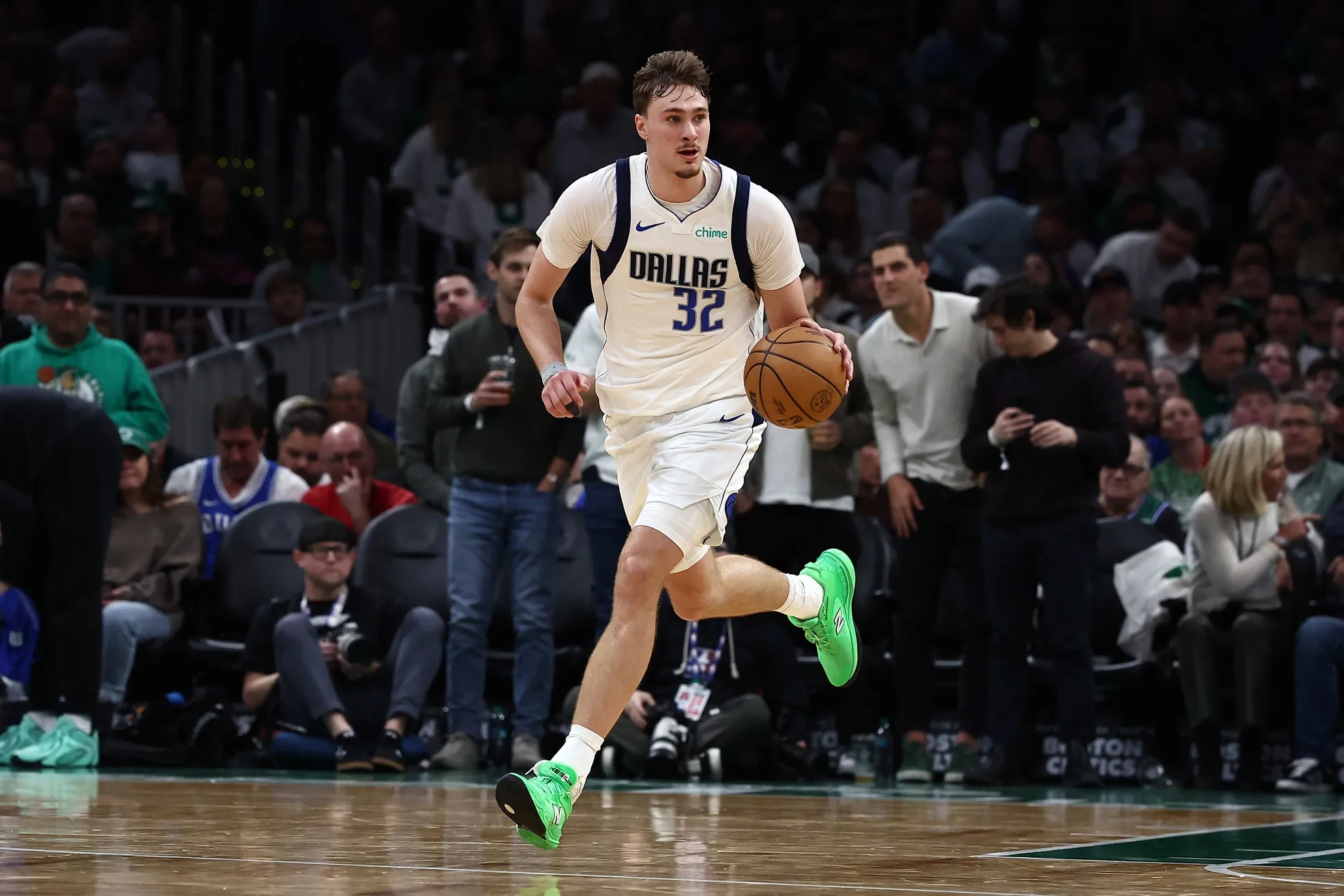Cooper Flagg Shakes Off Early Injury Scare in Homecoming Against Celtics