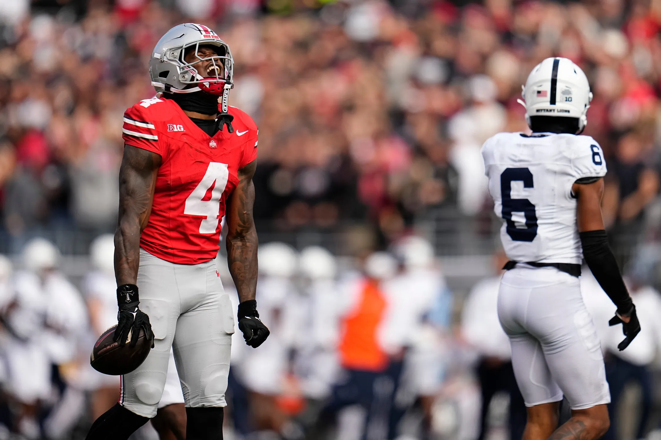LeBron James Reacts to Jeremiah Smith’s Stunning Catch as Ohio State Rolls Past Penn State