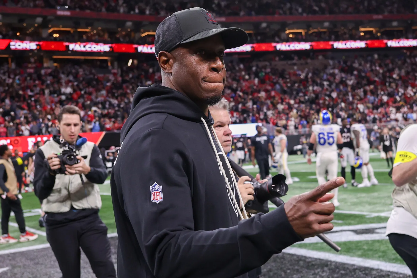 Falcons Rally in Emotional Win Over Rams, Show Resilience Under Morris