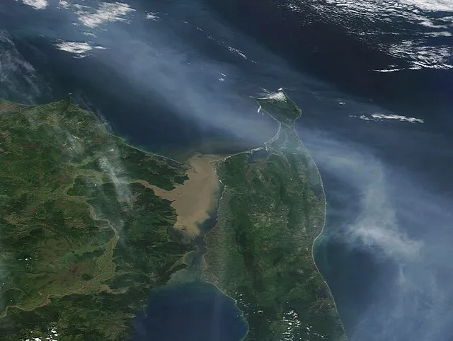 MODIS Land Rapid Response Team, NASA GSFC on wikimedia