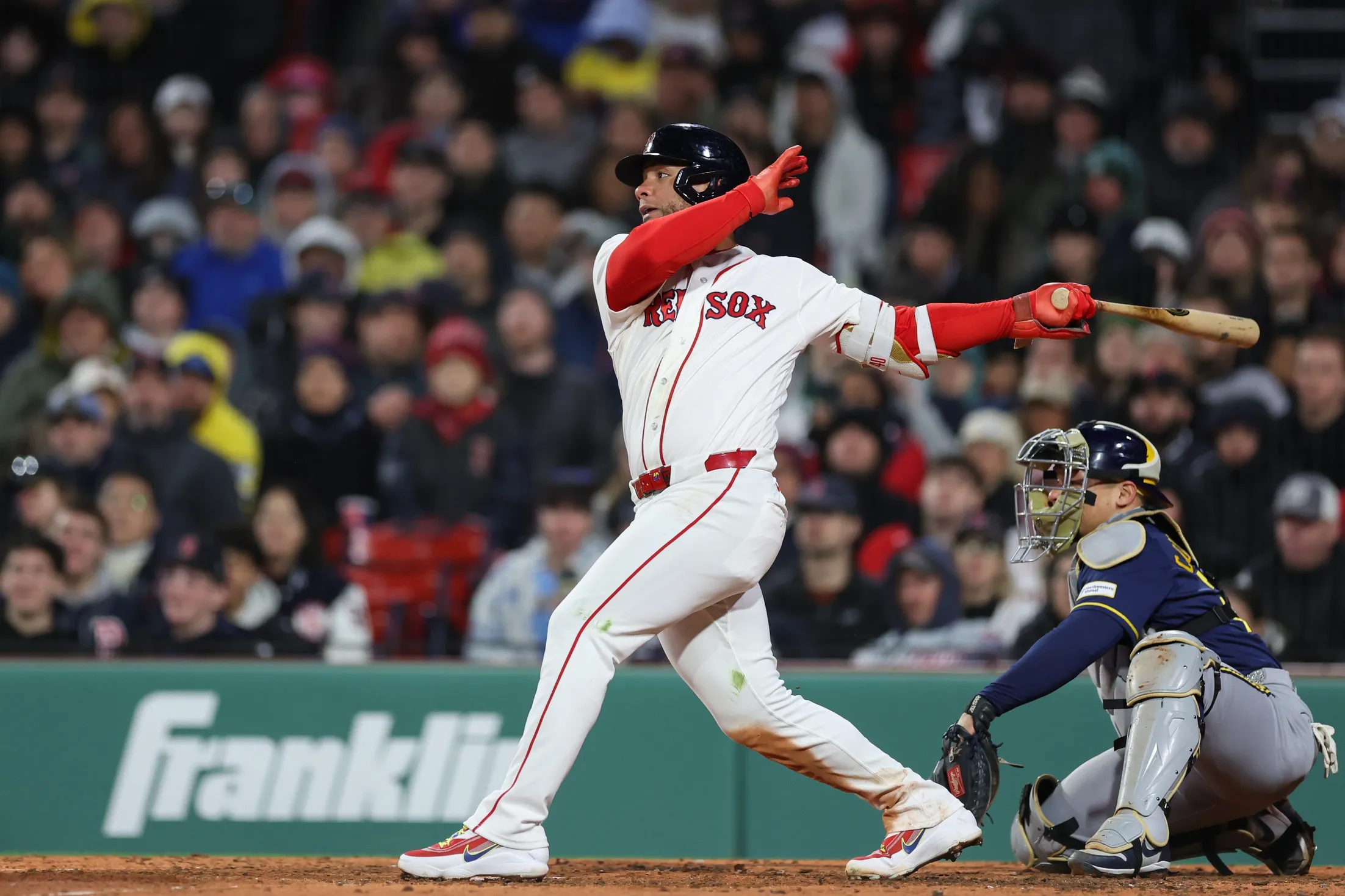 Willson Contreras Sparks Tension After Hit-By-Pitch as Red Sox Fall to Brewers