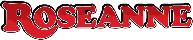 Roseanne title screen in bold lettering on Wikimedia Commons