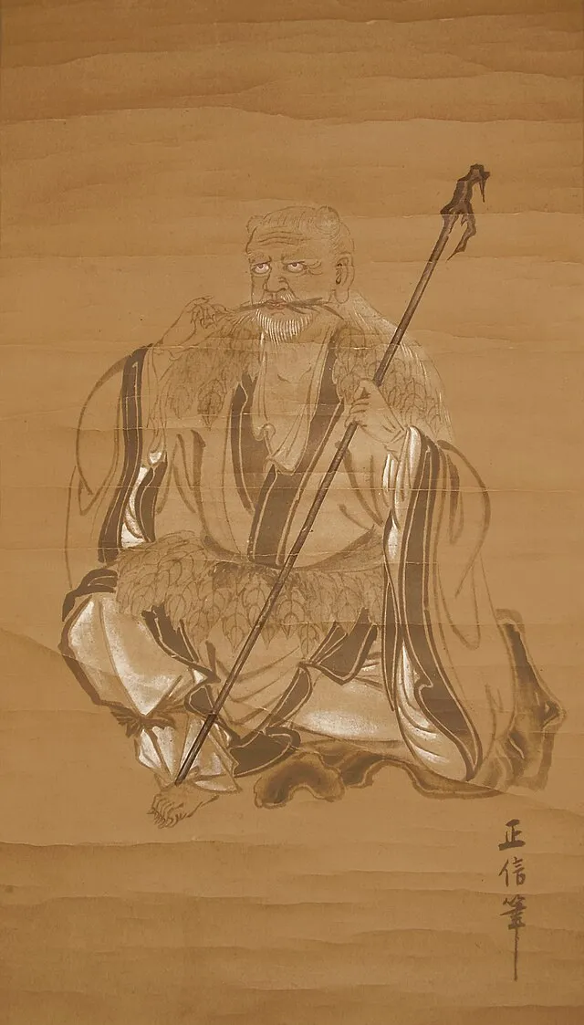 Shinno_(Shennong).inscribed.artist_not_identified.19th_century.japanese.Wittig_collection_-_painting_21.JPG: artist not (yet) identified, photograph by uploader on Wikimedia Commons 