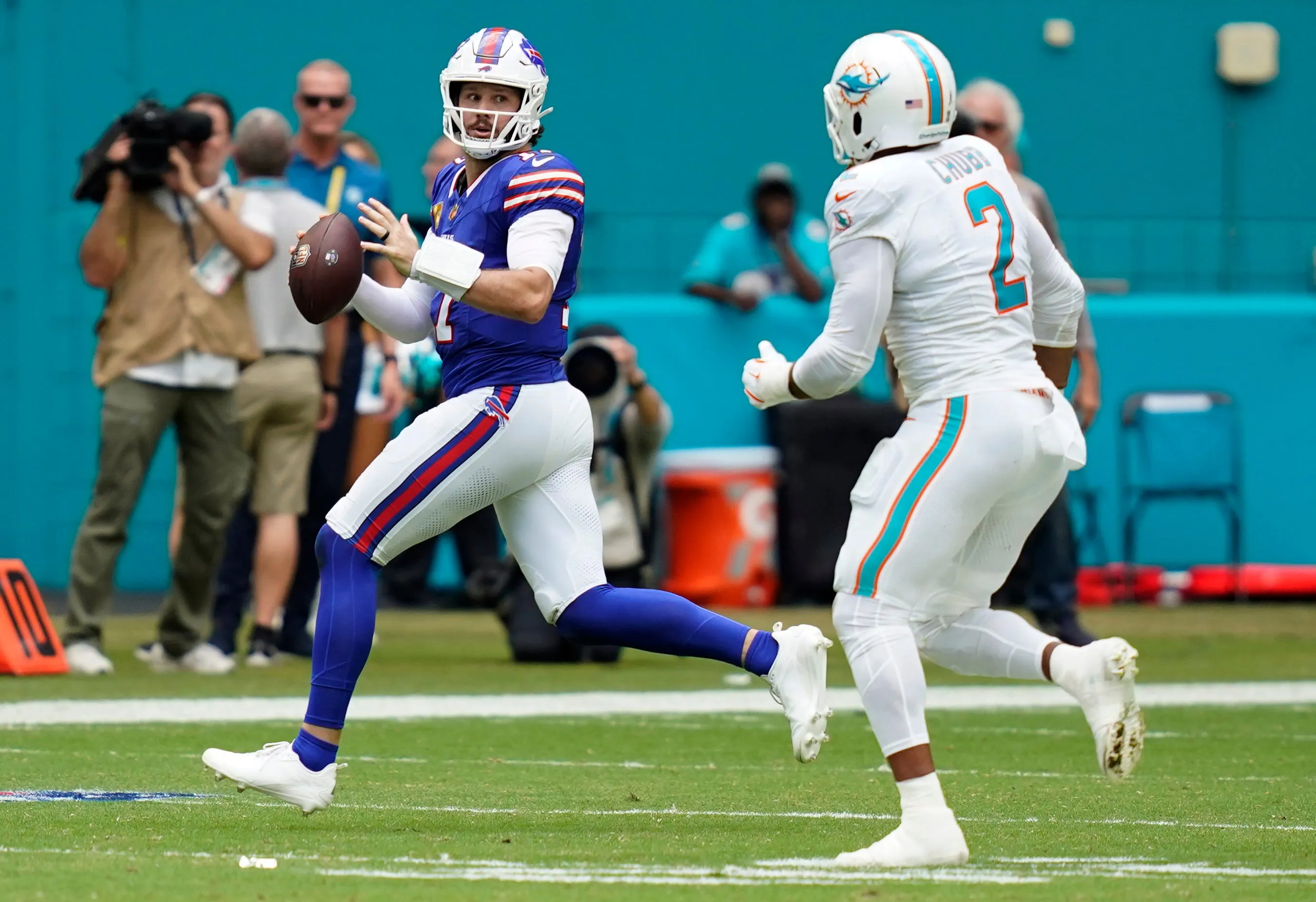 Josh Allen’s Golf Ball Prank on Tom Brady’s Combine Photo, And Brady's Iconic Comeback That Had Fans in a Laugh Fest