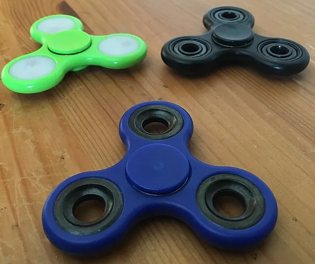 Fidget Spinner on Wikimedia Commons