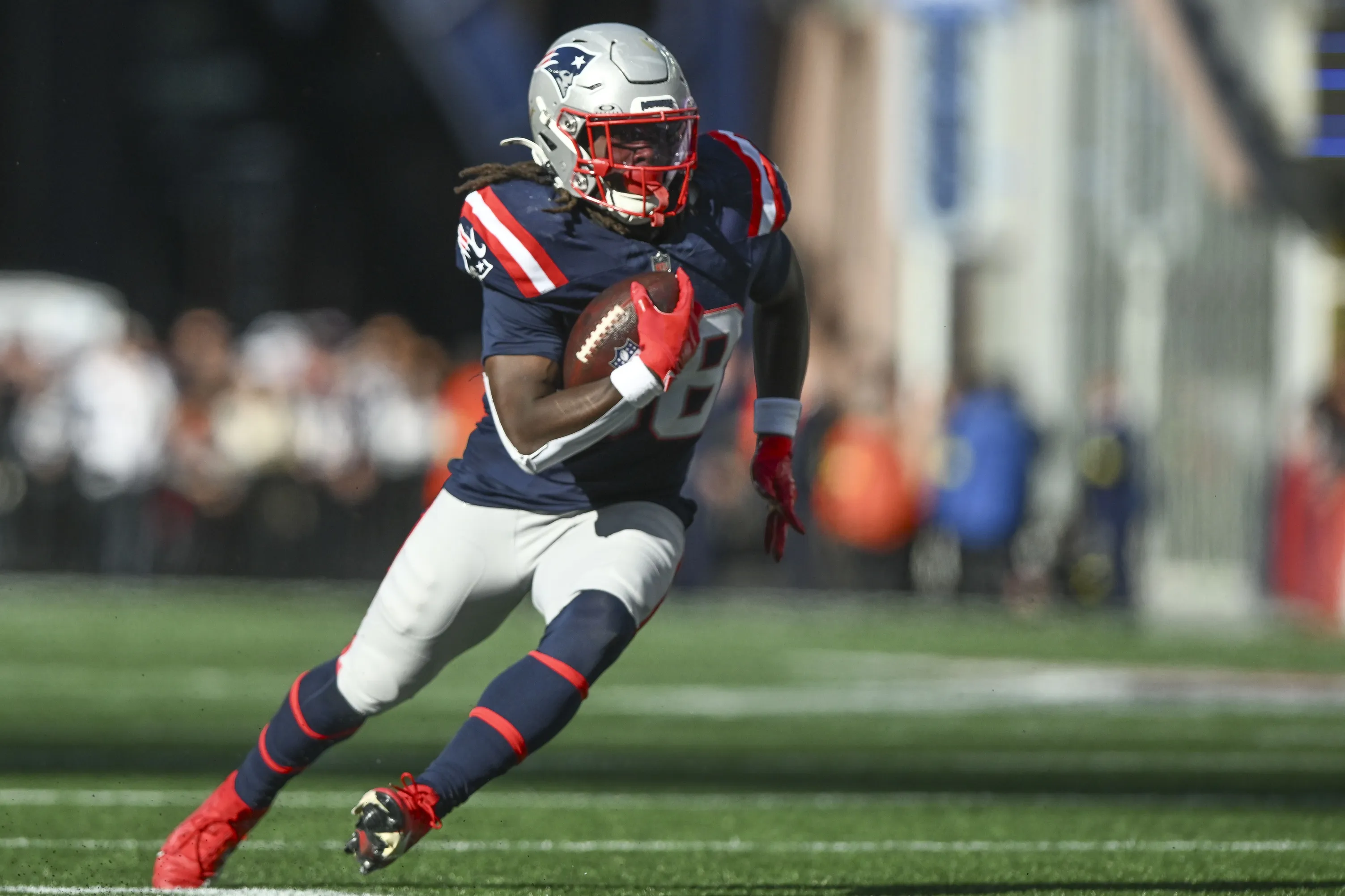 Patriots Face a Setback as Rhamondre Stevenson Misses Practice With Toe Injury Amid Hot Streak