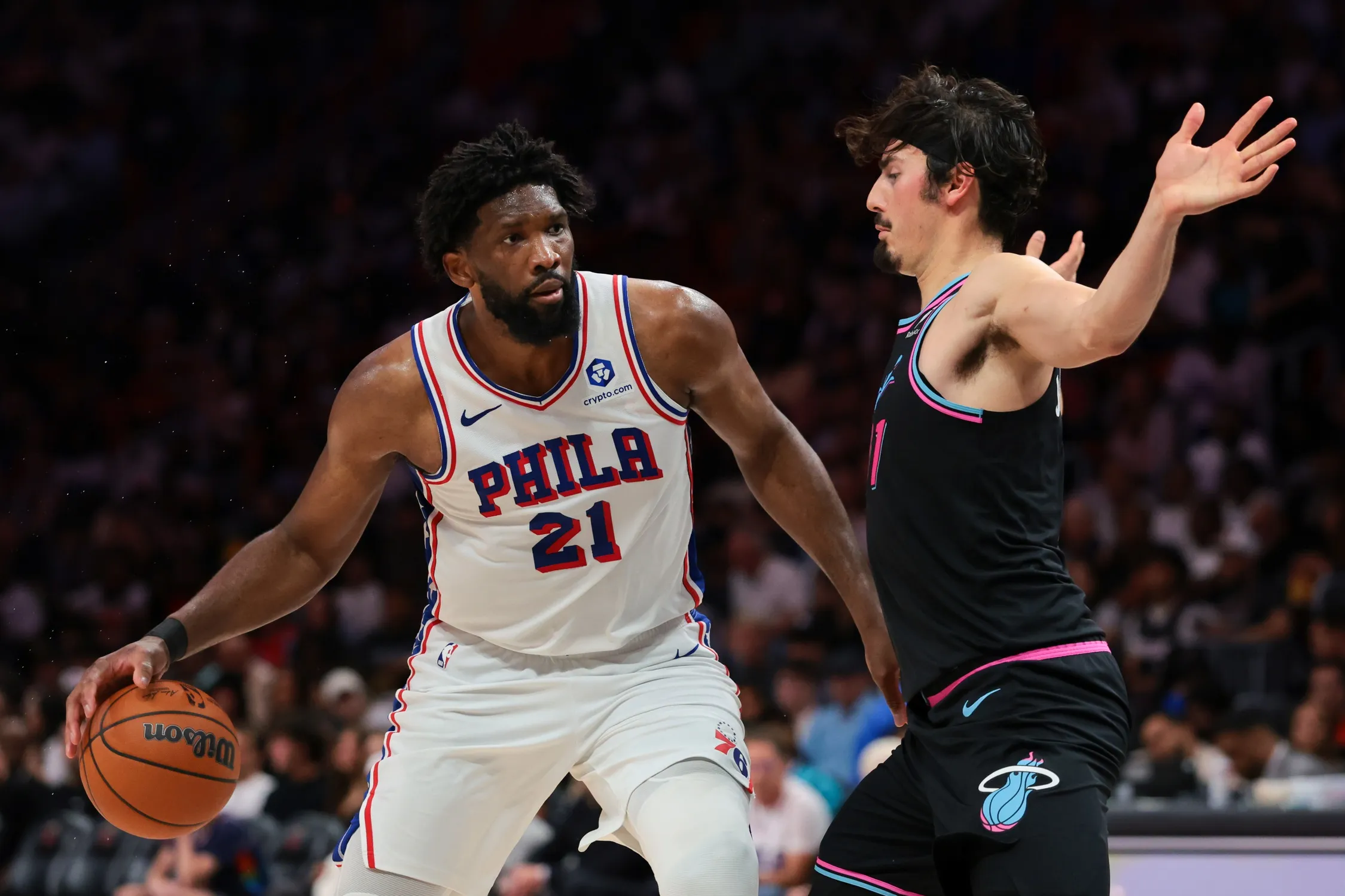 Heat Surge Late To Defeat 76ers As Playoff Race Tightens In East