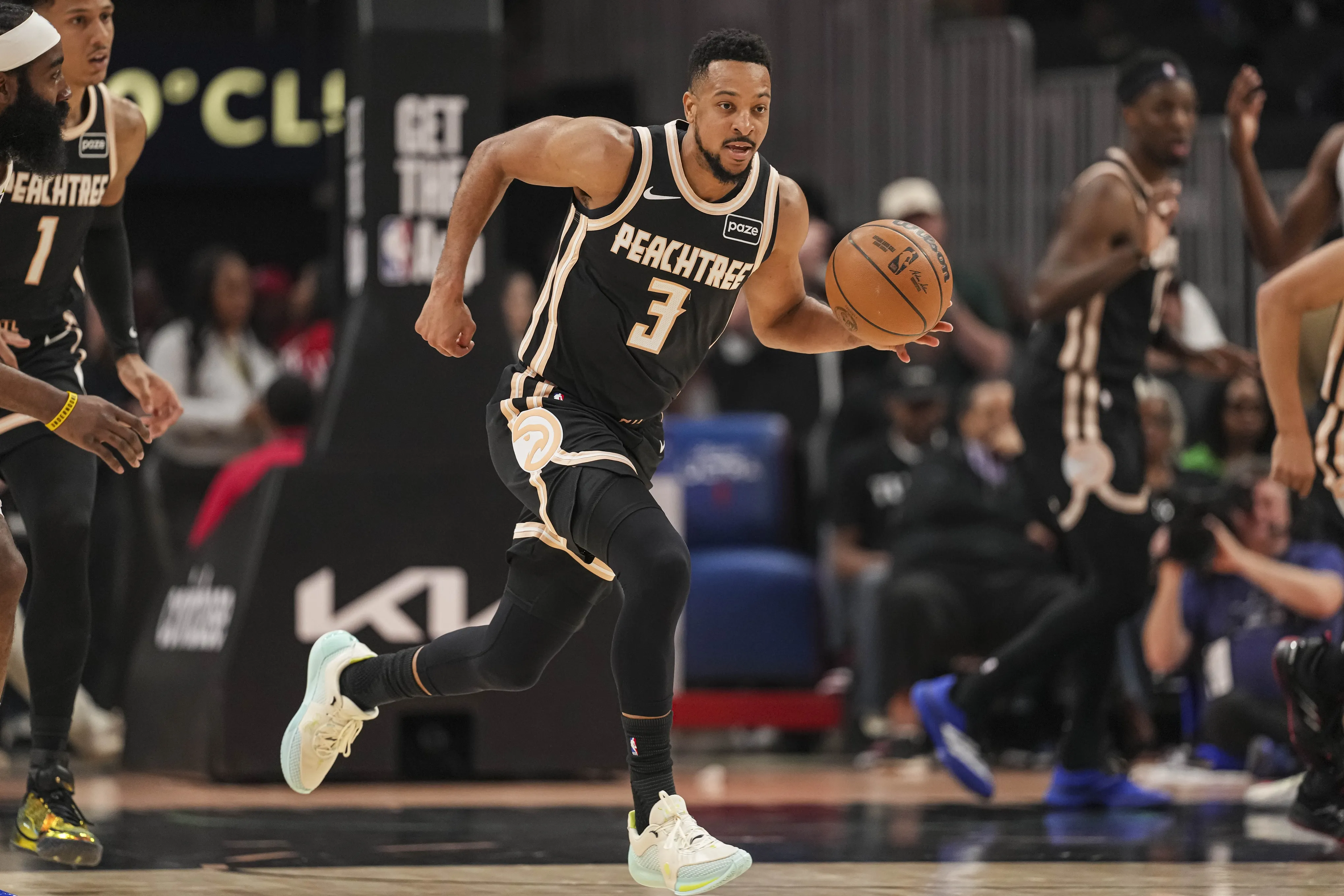 Hawks Clinch Playoff Berth With Statement Win Over Cavaliers Late