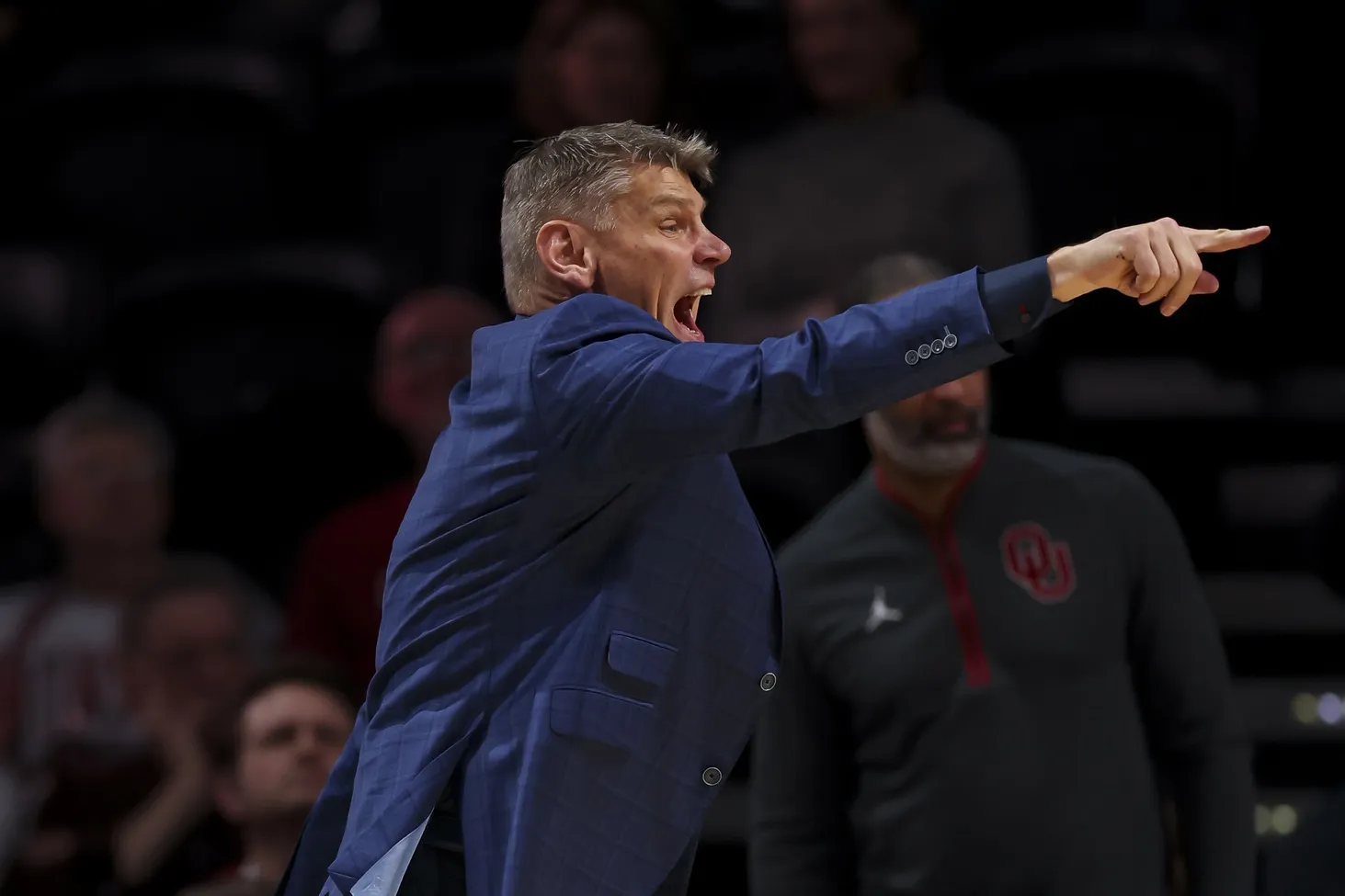 Oklahoma overcame a midgame popcorn machine fire at the Lloyd Noble Center to defeat Georgia 94-78, improving to 13-12 on the season.