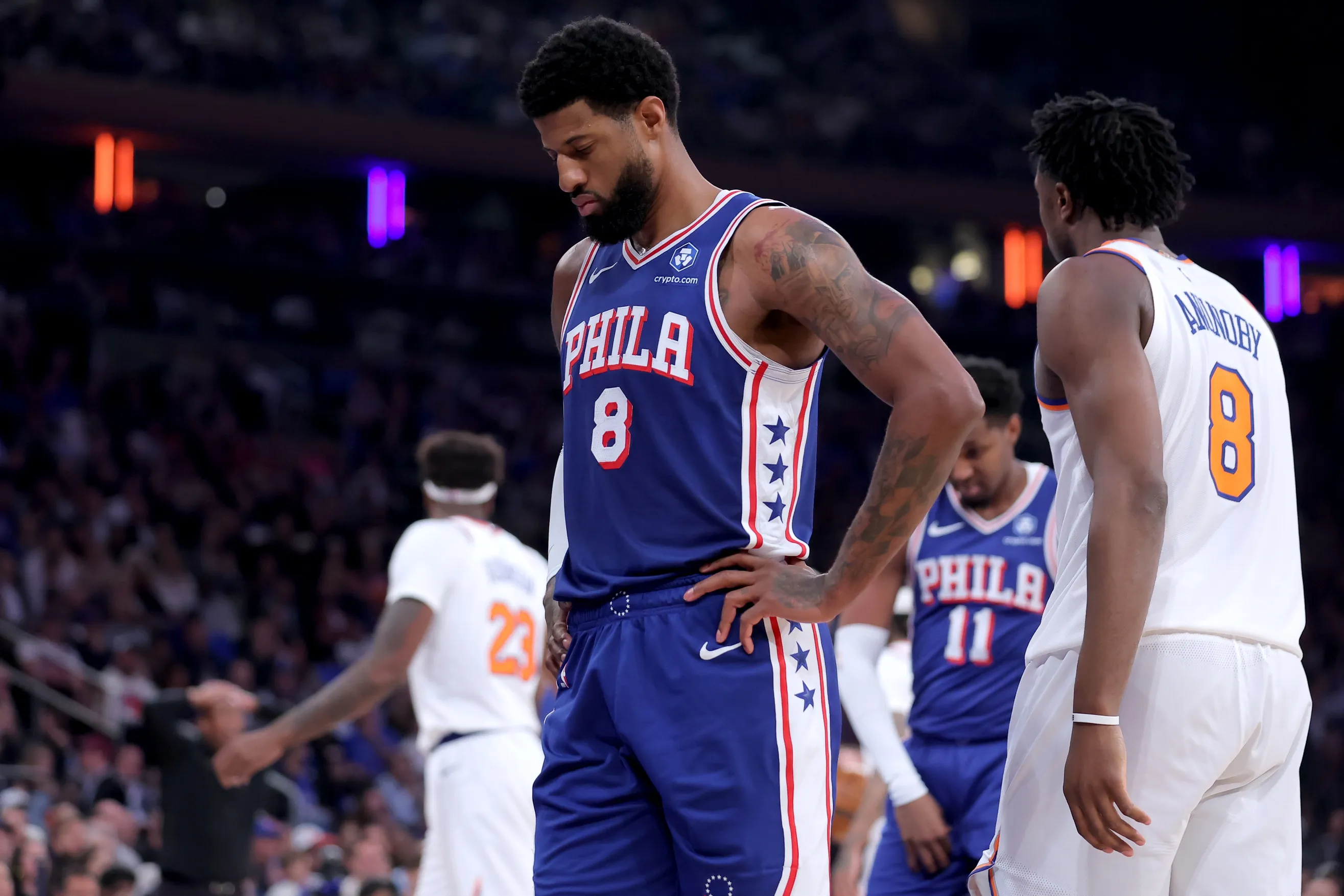 Paul George Urges 76ers To Respond Quickly After Falling Behind Knicks