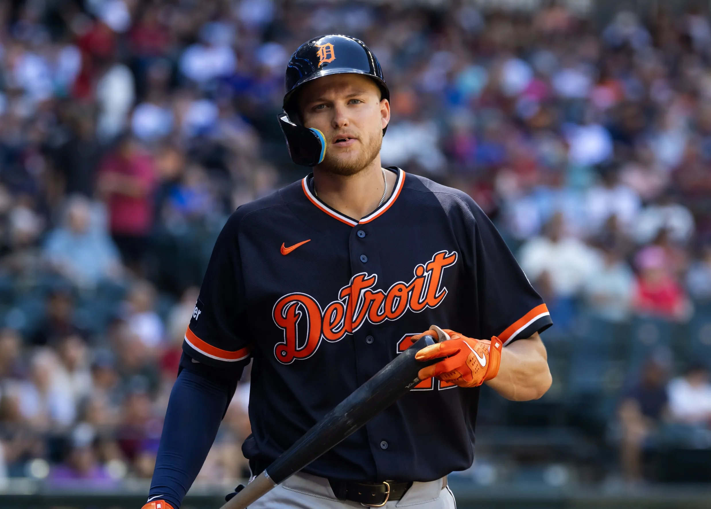 Parker Meadows Hospitalized After Scary Collision In Tigers’ Loss To Twins