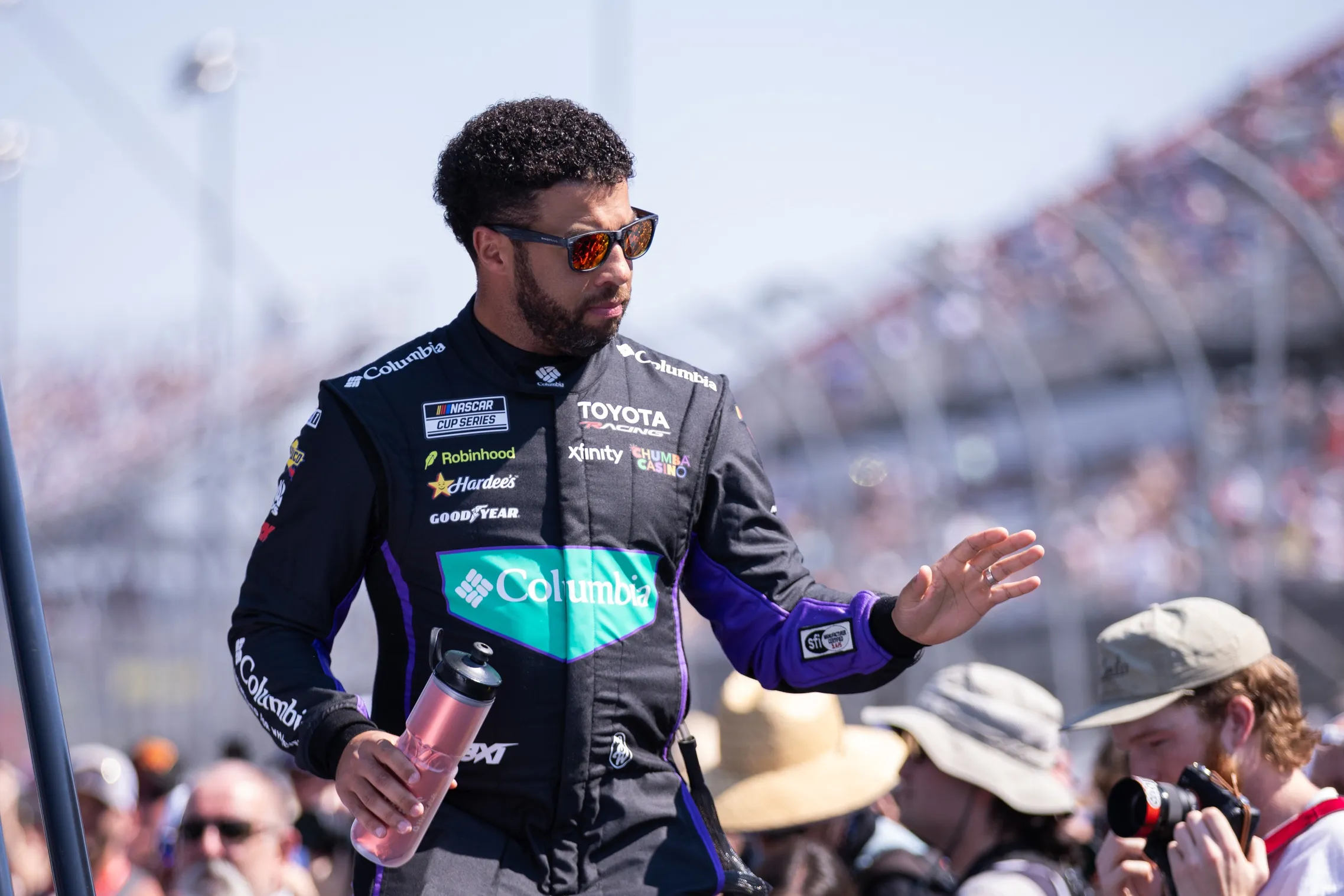 Bubba Wallace's spotter discloses the heated Pit Road exchange with Christopher Bell at Watkins Glen