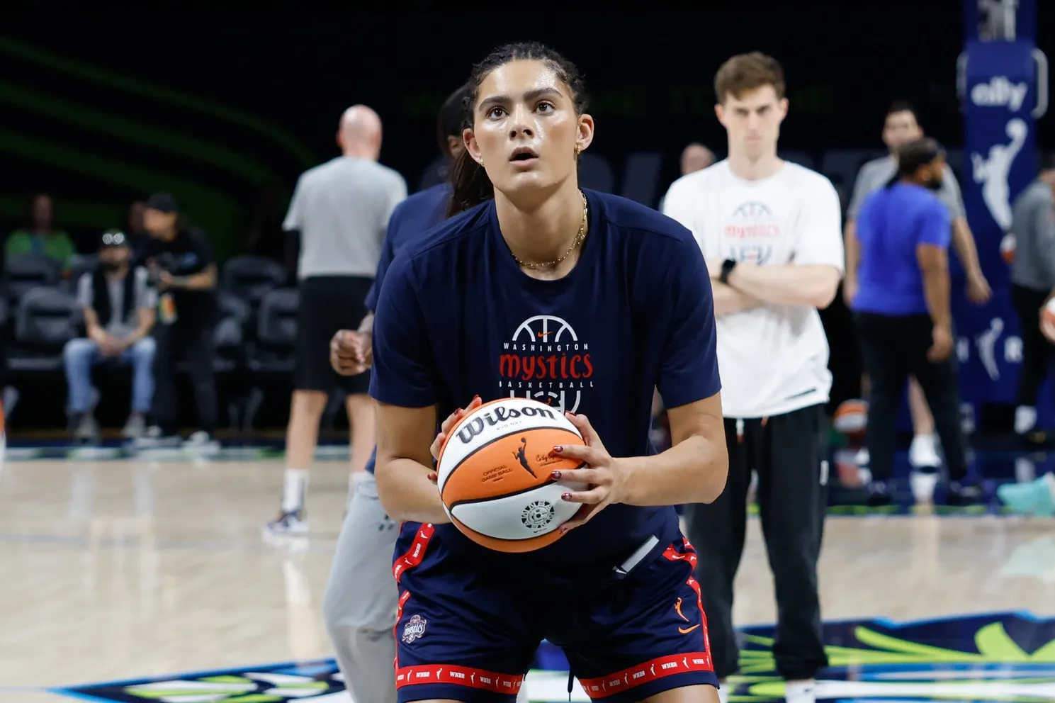 Lauren Betts Navigates Rookie Reality as Mystics Fall to Wings in Tough Loss