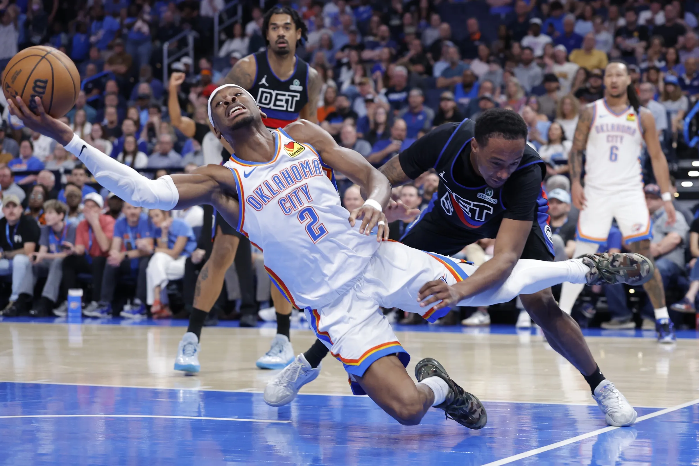 Gilgeous-Alexander Drops 47 As Thunder Edge Pistons In Overtime Thriller