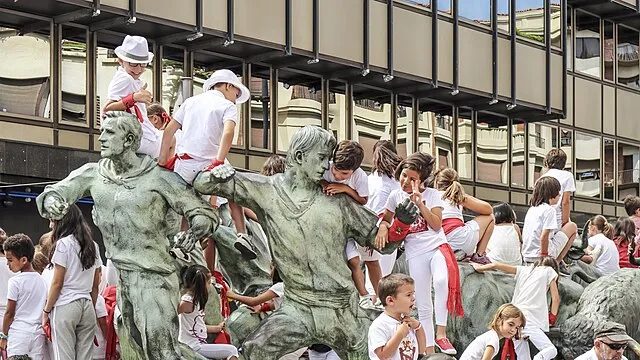 San Fermin Pamplona Navarra on Wikimedia Commons