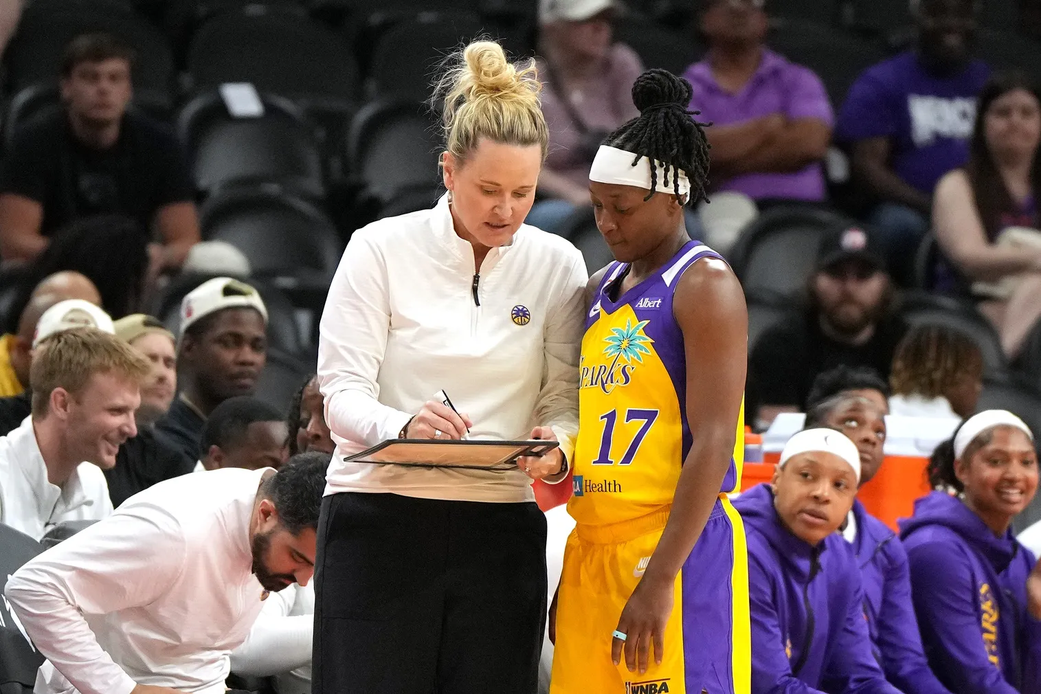 Erica Wheeler’s Veteran Leadership Powers Los Angeles Sparks Amid Key Role Shift