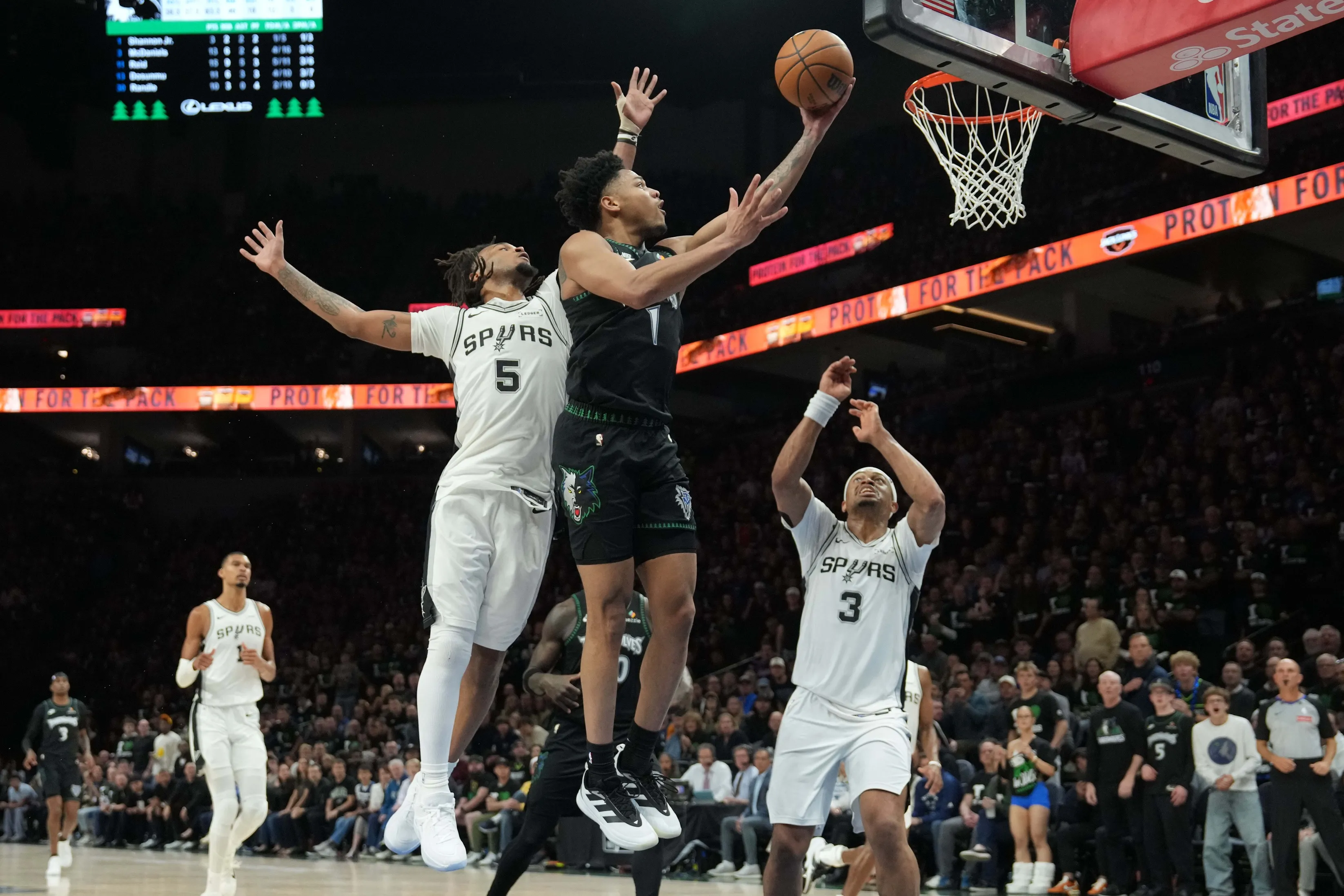 Spurs Hold Off Timberwolves After Heated Clash in Intense Game 3 Battle