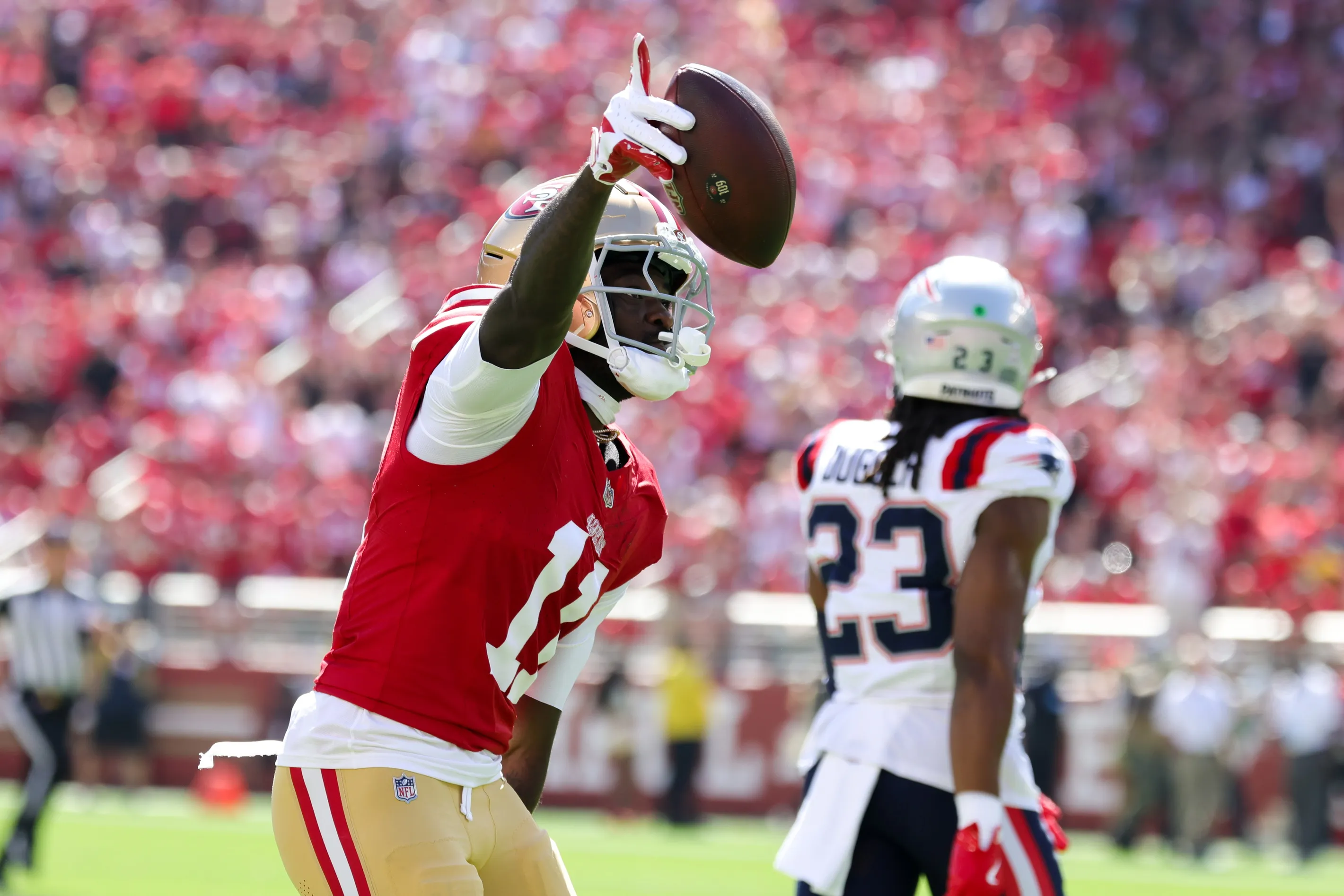 Brandon Aiyuk Fuels Commanders Rumors With Super Bowl-Themed Social Post