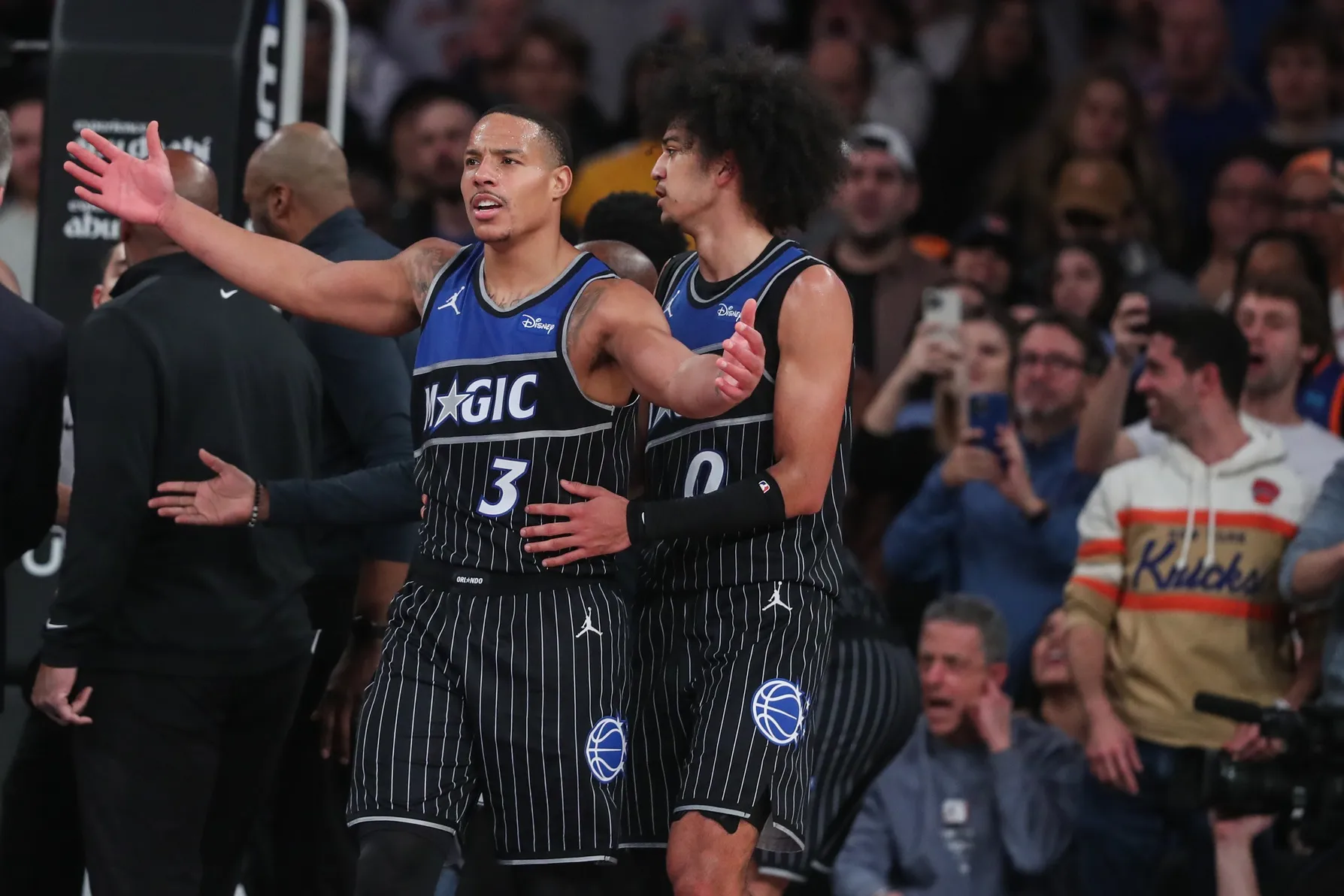 Magic Fall to Knicks as Emotions Flare and Injuries Mount