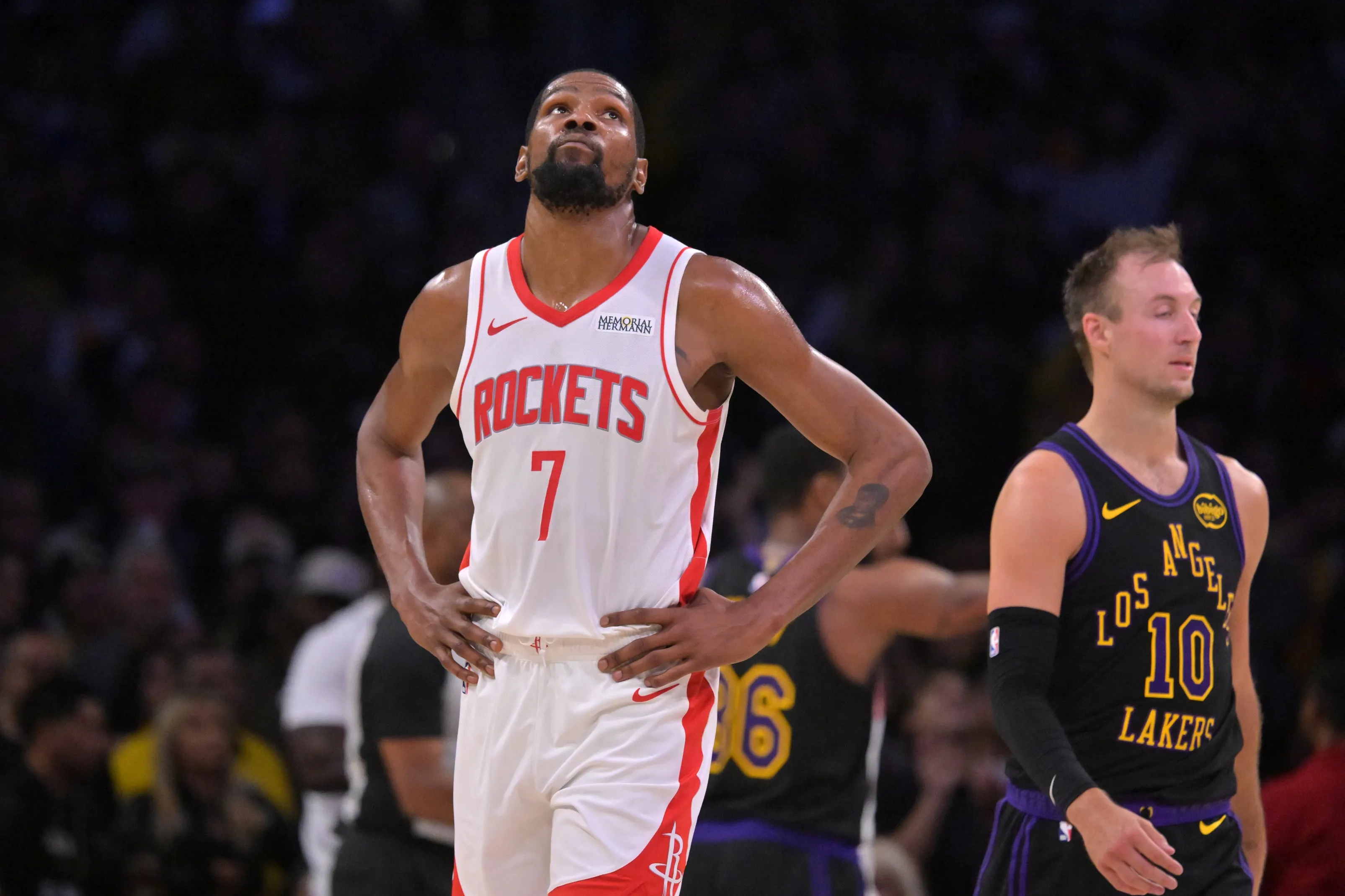 Durant Faces Pressure As Rockets Seek Answers Against Lakers Defense