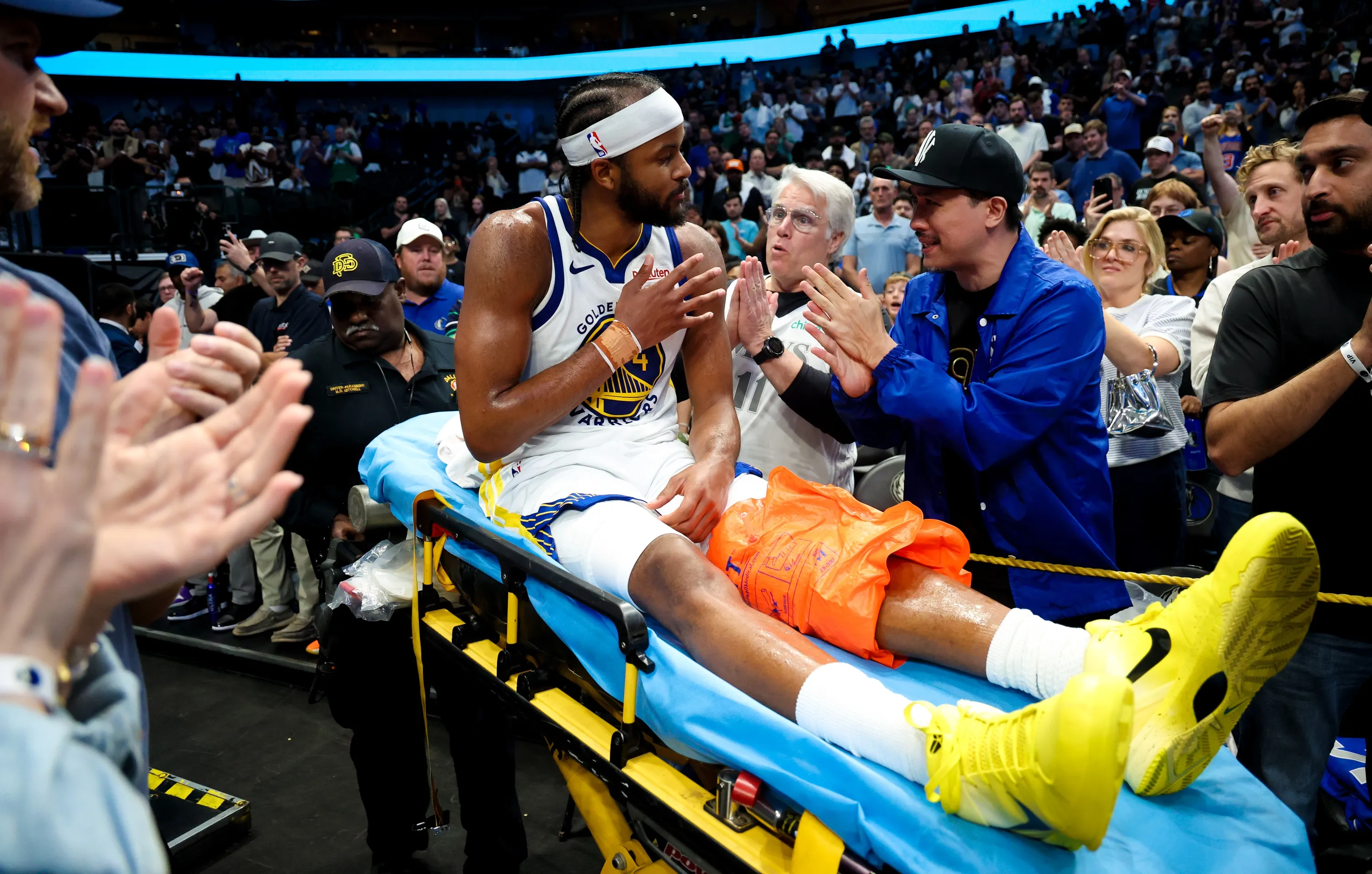 Warriors Hold On in OT, but Moody Suffers Devastating Knee Injury