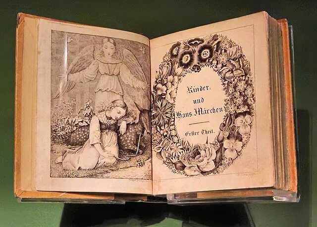 Jacob Grimm (1785–1863) and Wilhelm Grimm (1786–1859) on Wikimedia Commons 