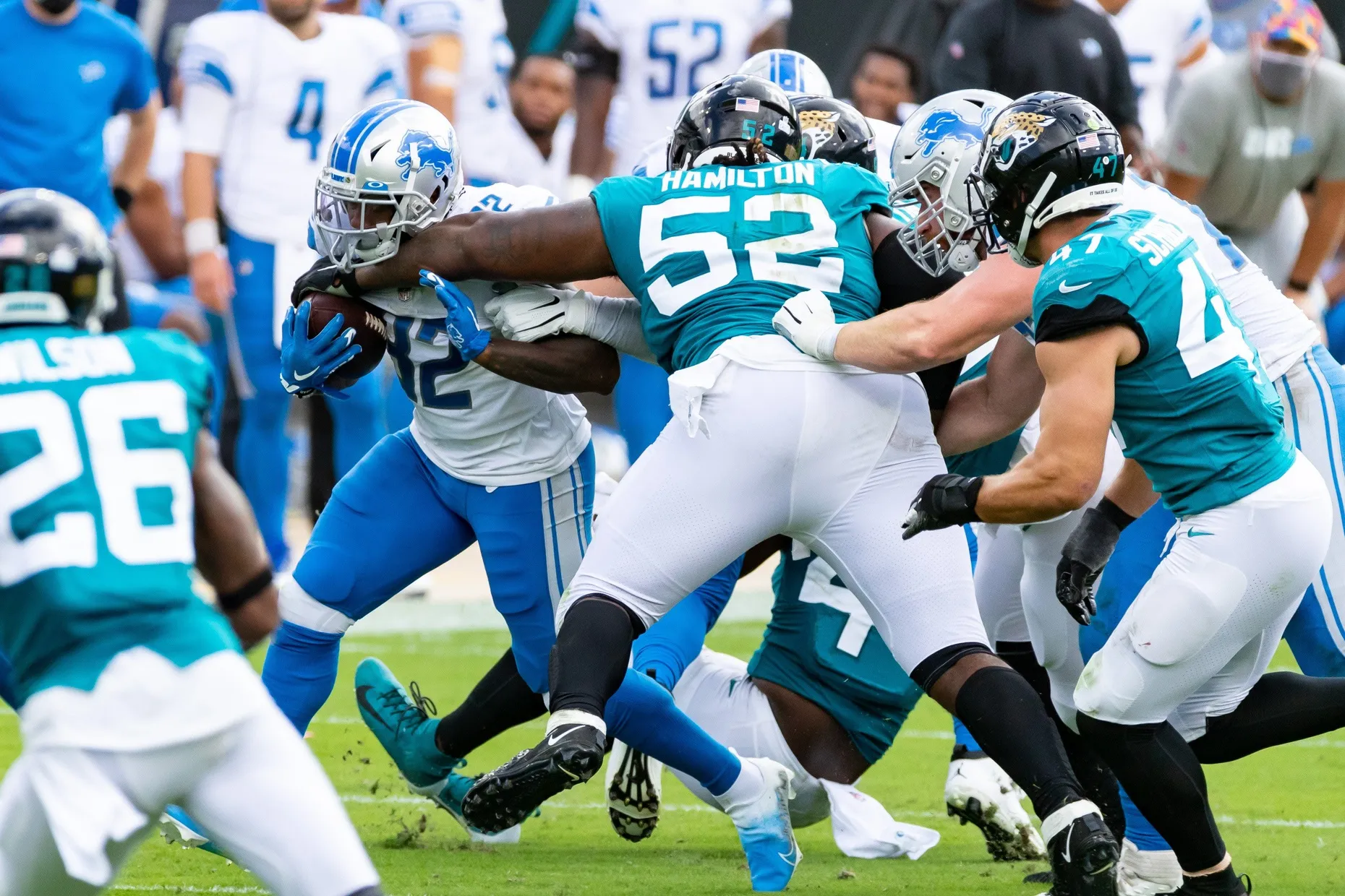 Uncertainty Surrounds D’Andre Swift Ahead of Week 10 Clash with Giants