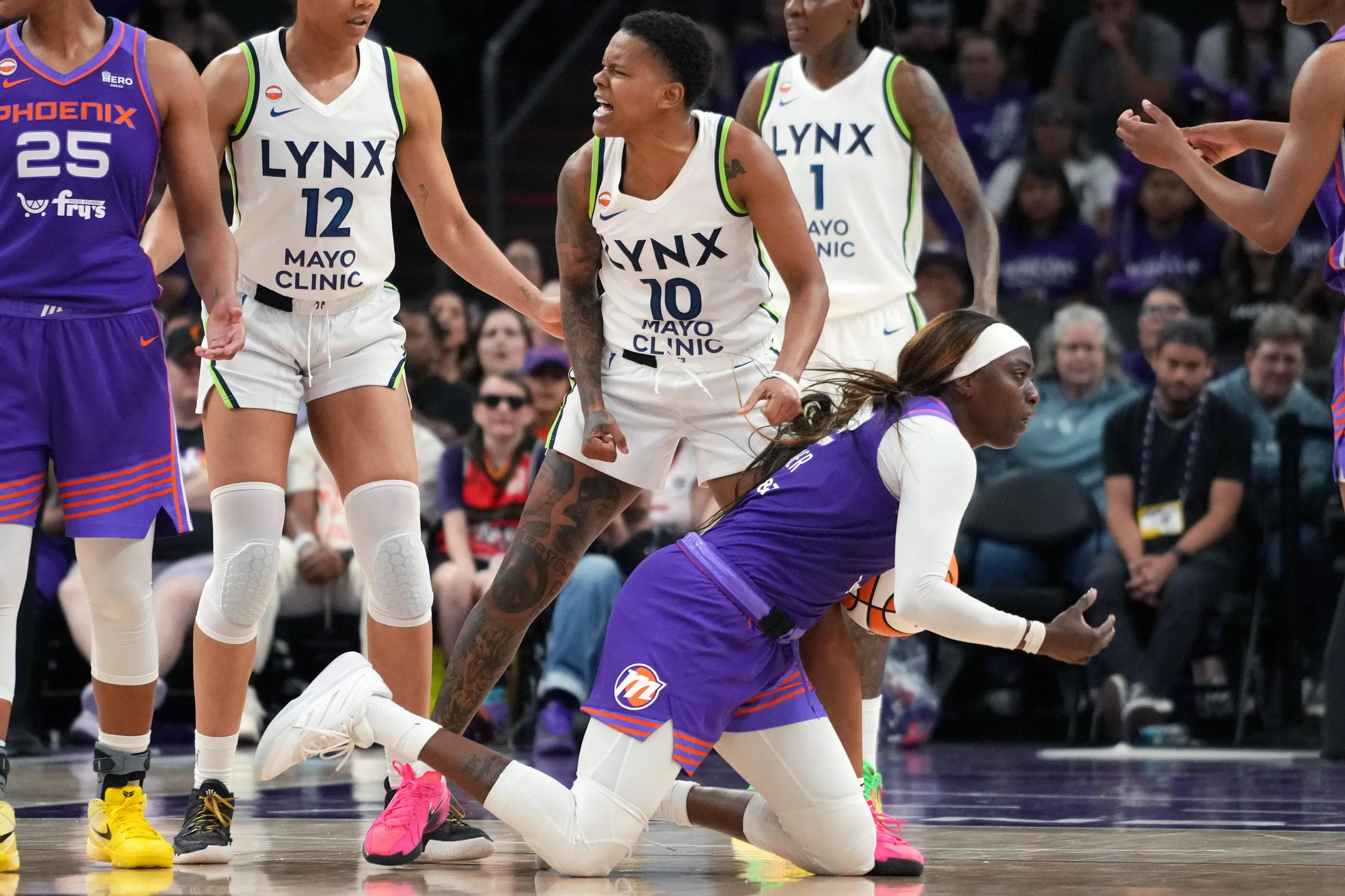 Whistles Dominate as Mercury and Lynx Struggle to Find Flow in Physical Contest