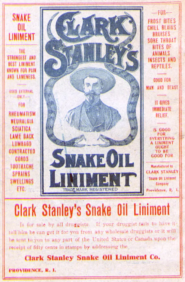 Clark Stanley on Wikimedia Commons