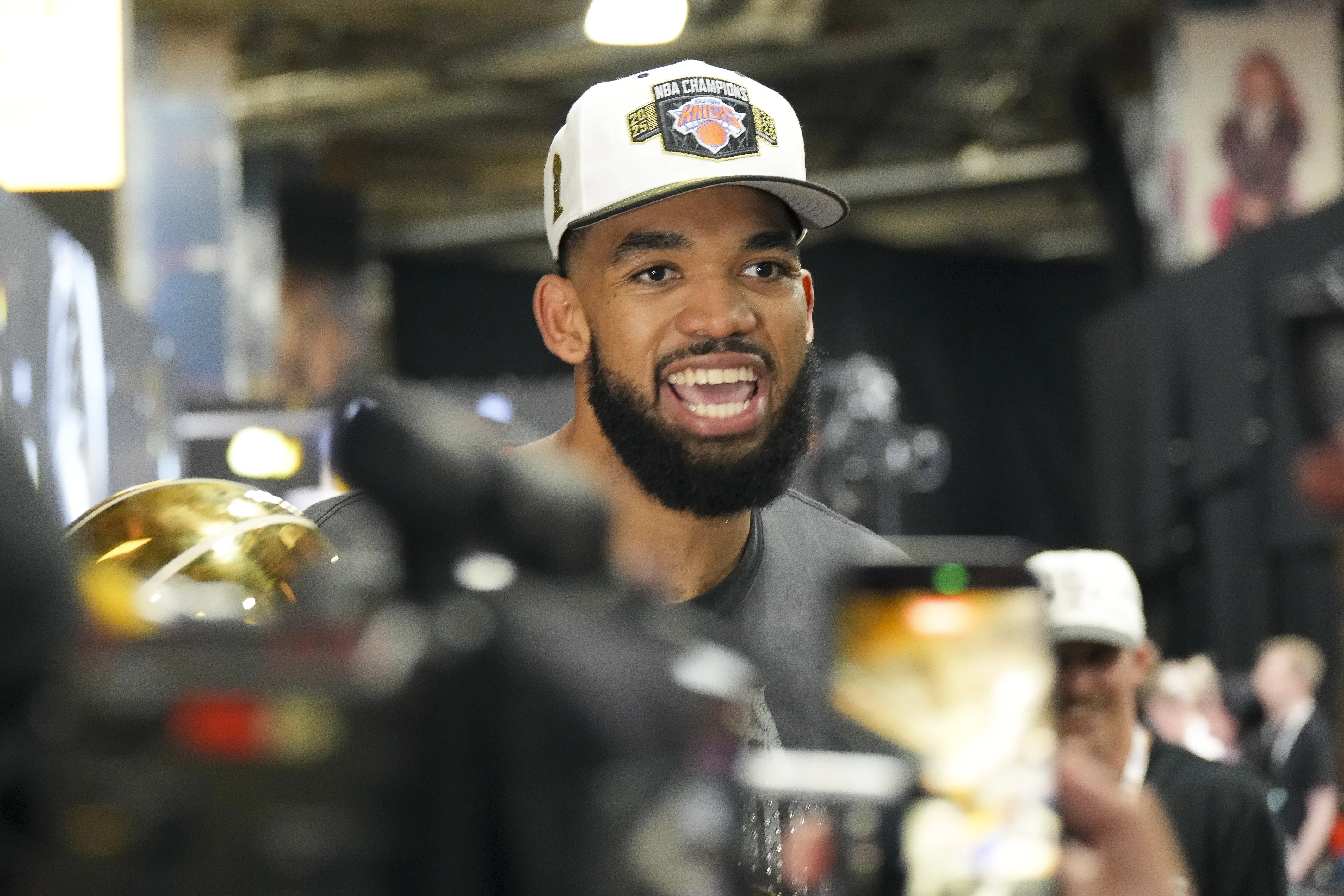 Karl-Anthony Towns Honors Late Mother After Knicks Capture NBA Championship