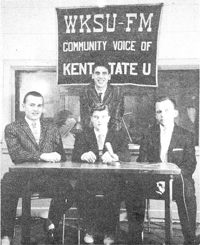 Uncredited photographer, likely from the Kent Stater on Wikimedia