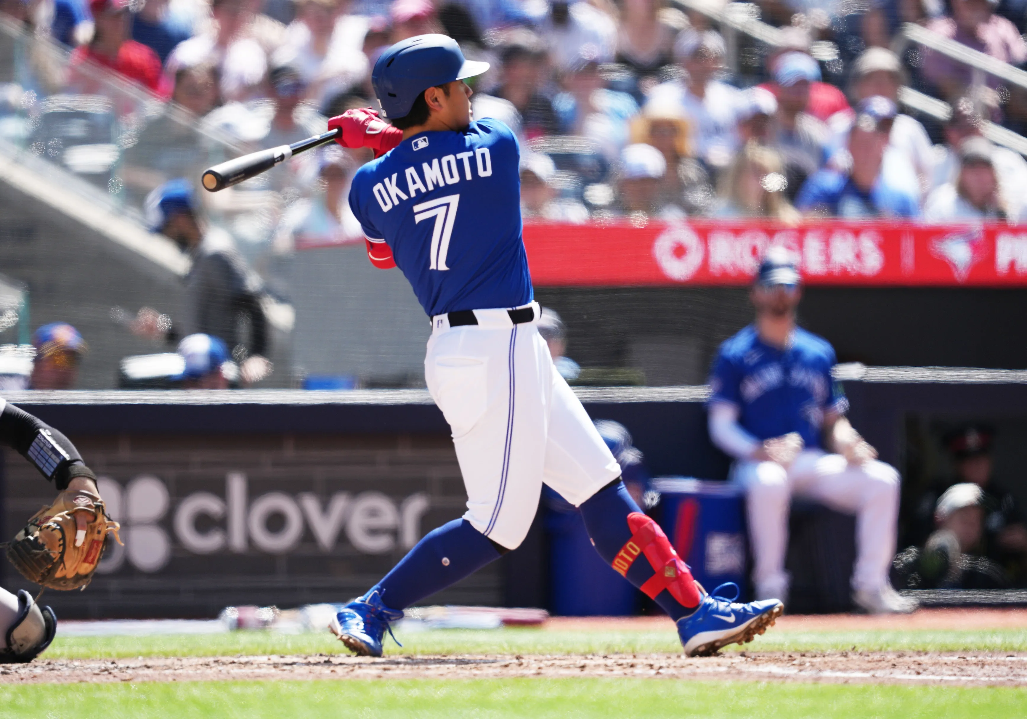 Kazuma Okamoto Joins Elite Blue Jays Club With Towering 500-Level Home Run