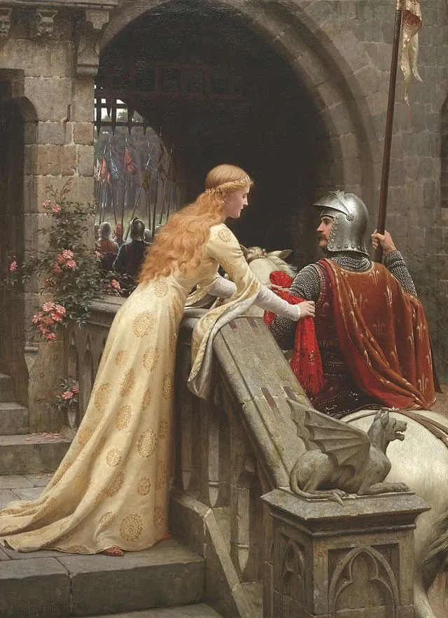 Edmund Leighton on Wikimedia Commons