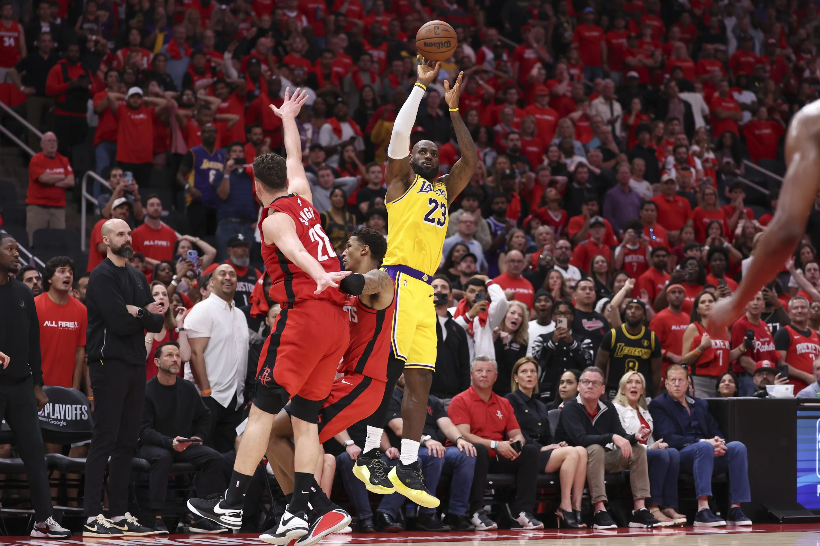 LeBron’s Clutch Three Forces Overtime As Lakers Seize Game 3 In Houston
