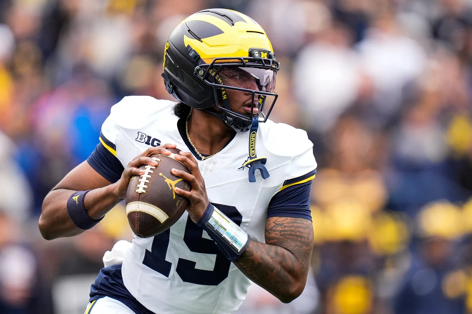 Bryce Underwood Showing Growth as Michigan QB Impresses Under Whittingham