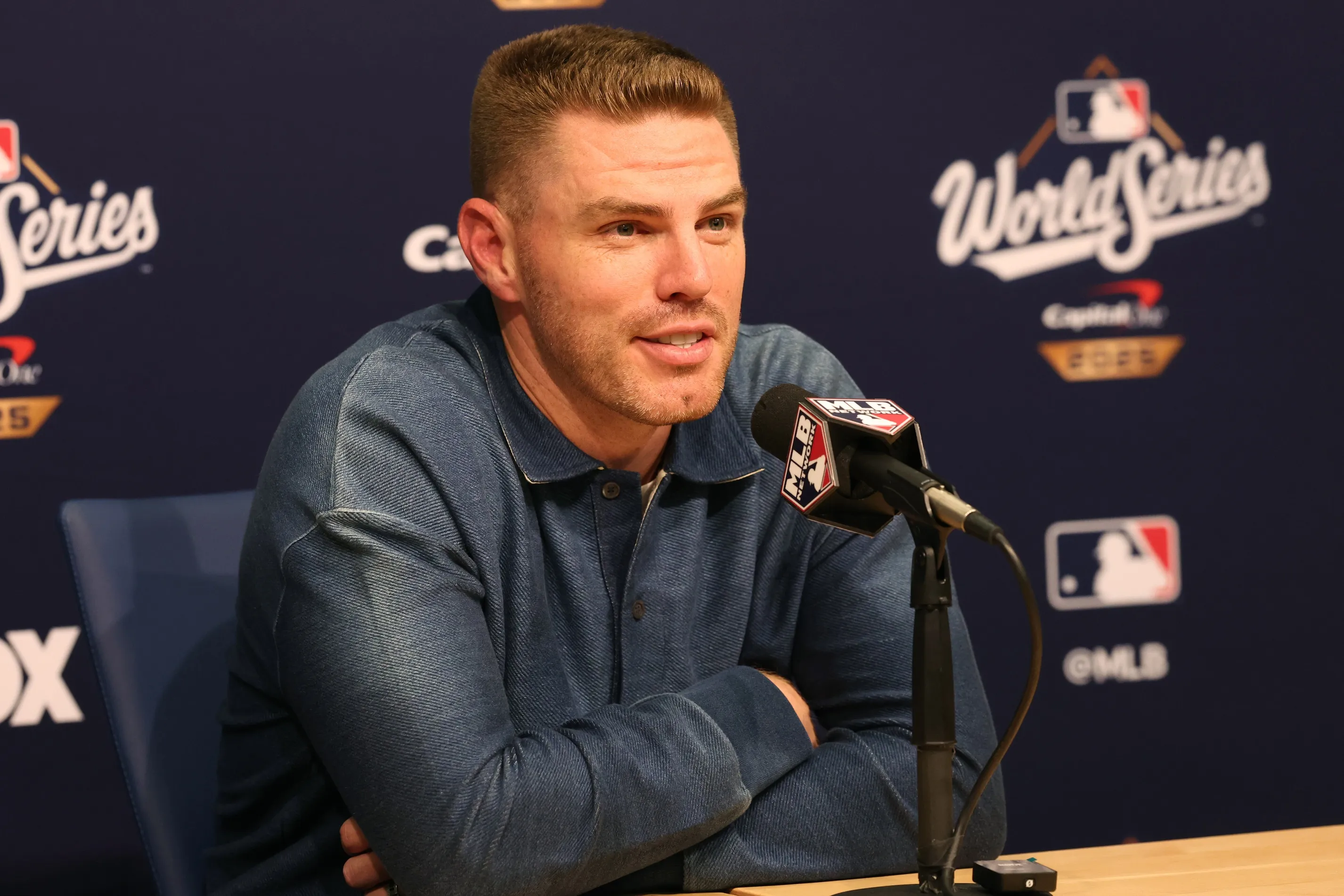 thumbnail image 2 of 2025 Topps Now Freddie Freeman #908 - World Series Game 1 Walk-off HR 18th Inning - Historic Baseball Card 2 of 4