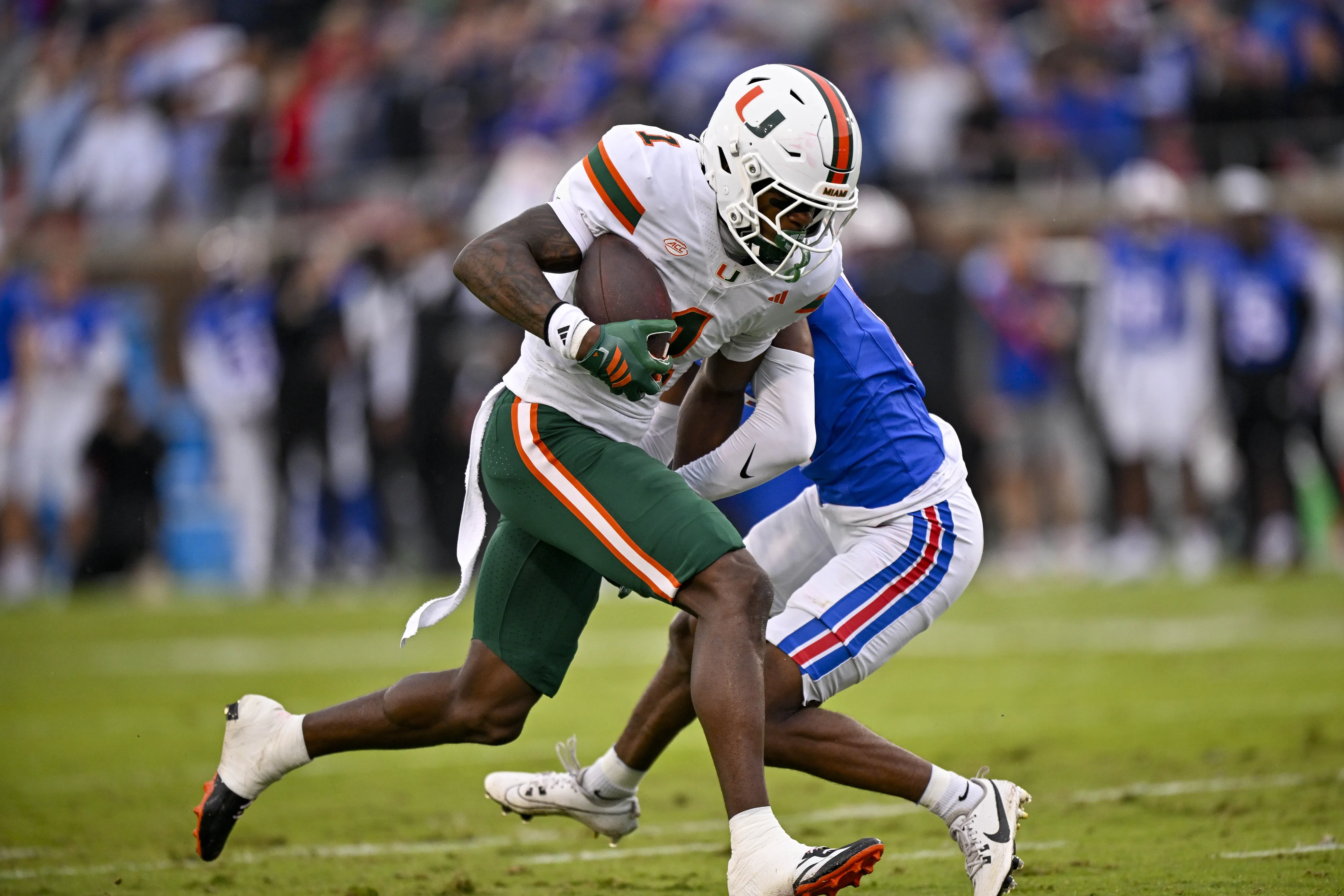 Five-Star WR Joshisa Trader Transfers from Miami to NC State