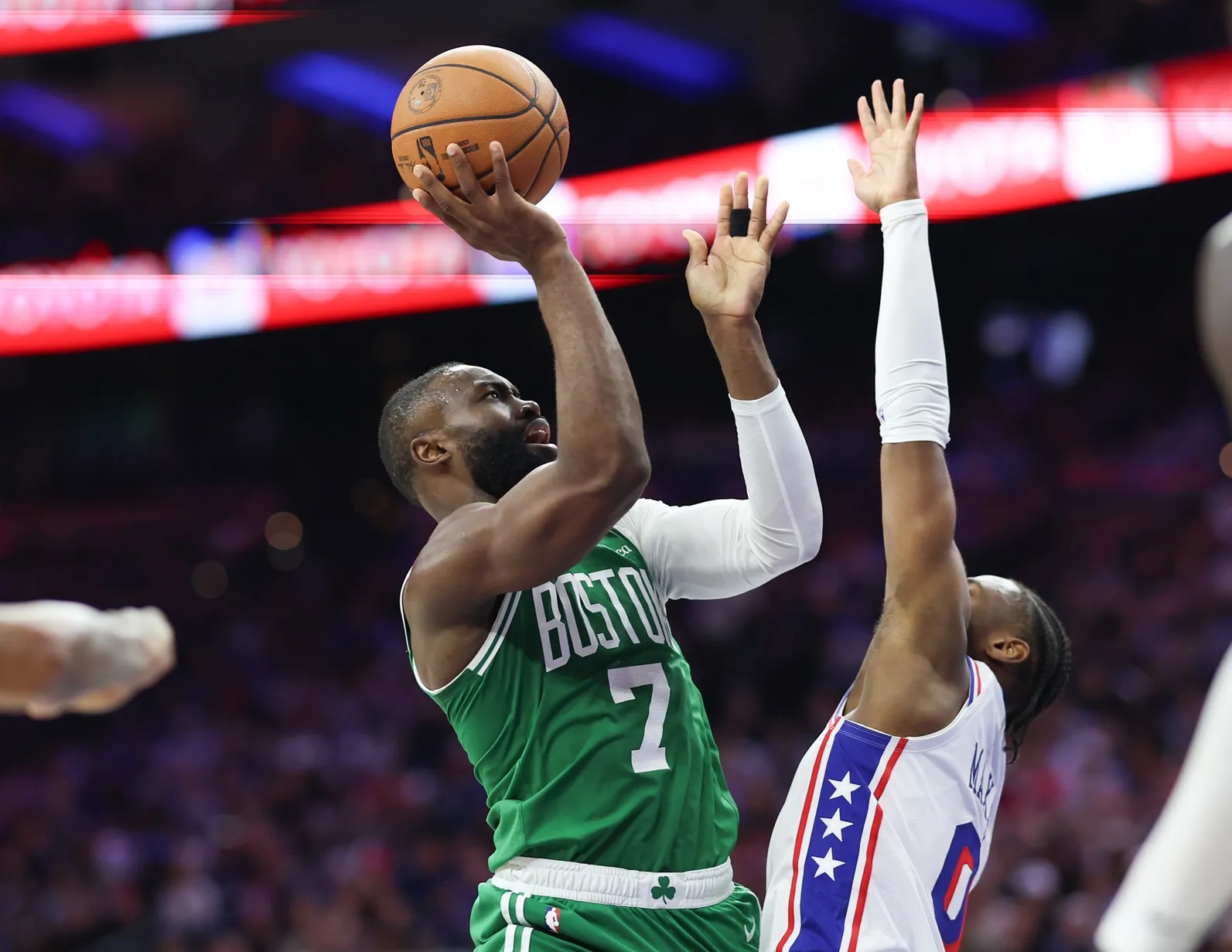 Jaylen Brown Critiques Embiid’s Style After Celtics Fall in Game 7 Loss