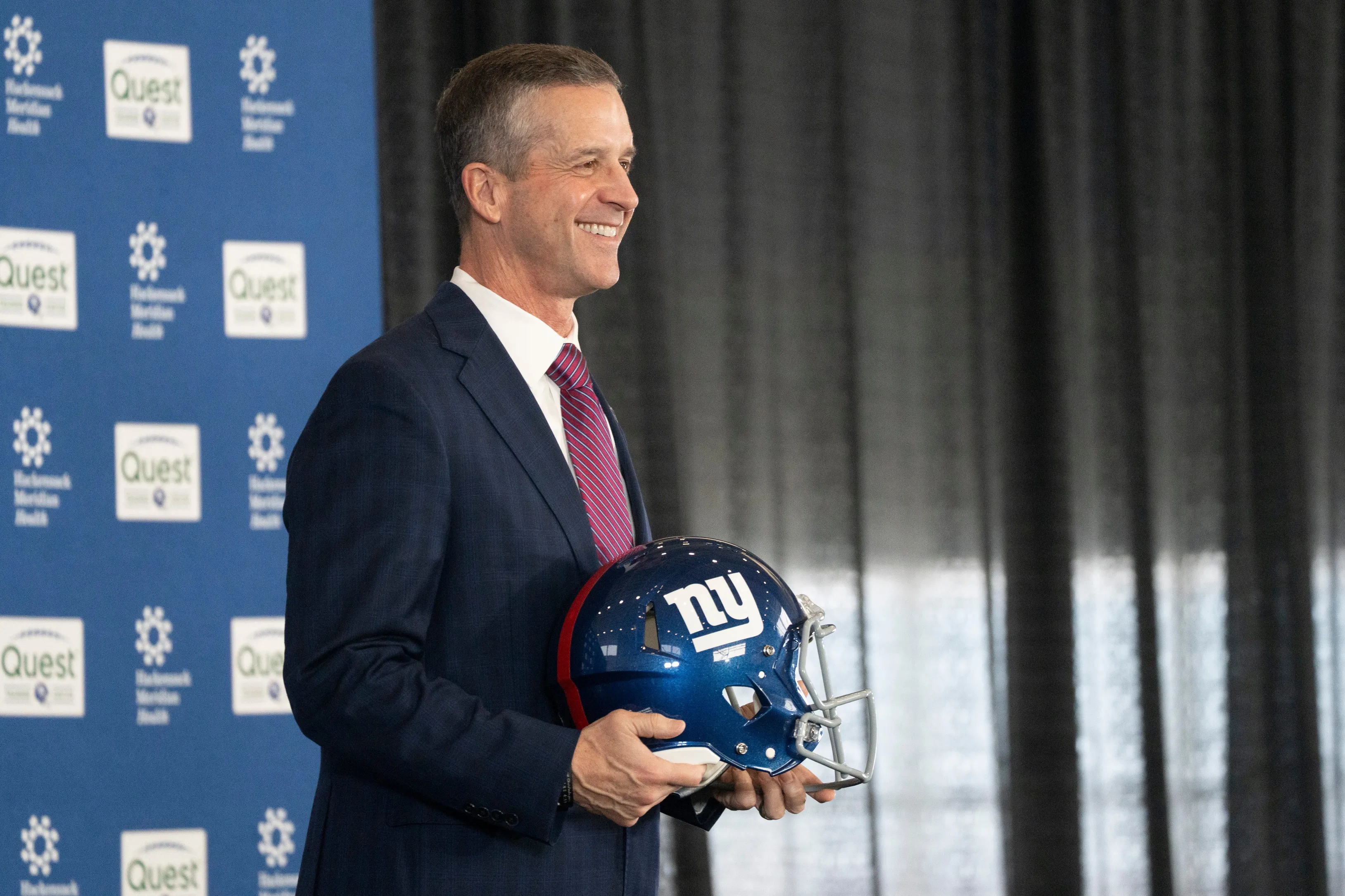 John Harbaugh Begins New Chapter With Giants Backing