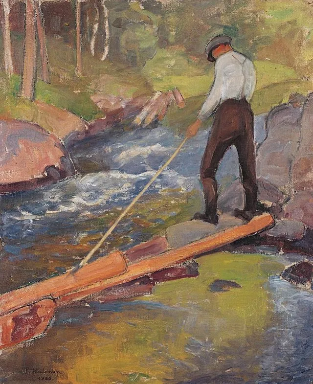 Pekka Halonen on Wikimedia