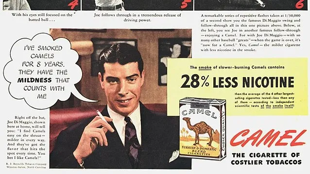 Camel Cigarettes on Wikimedia