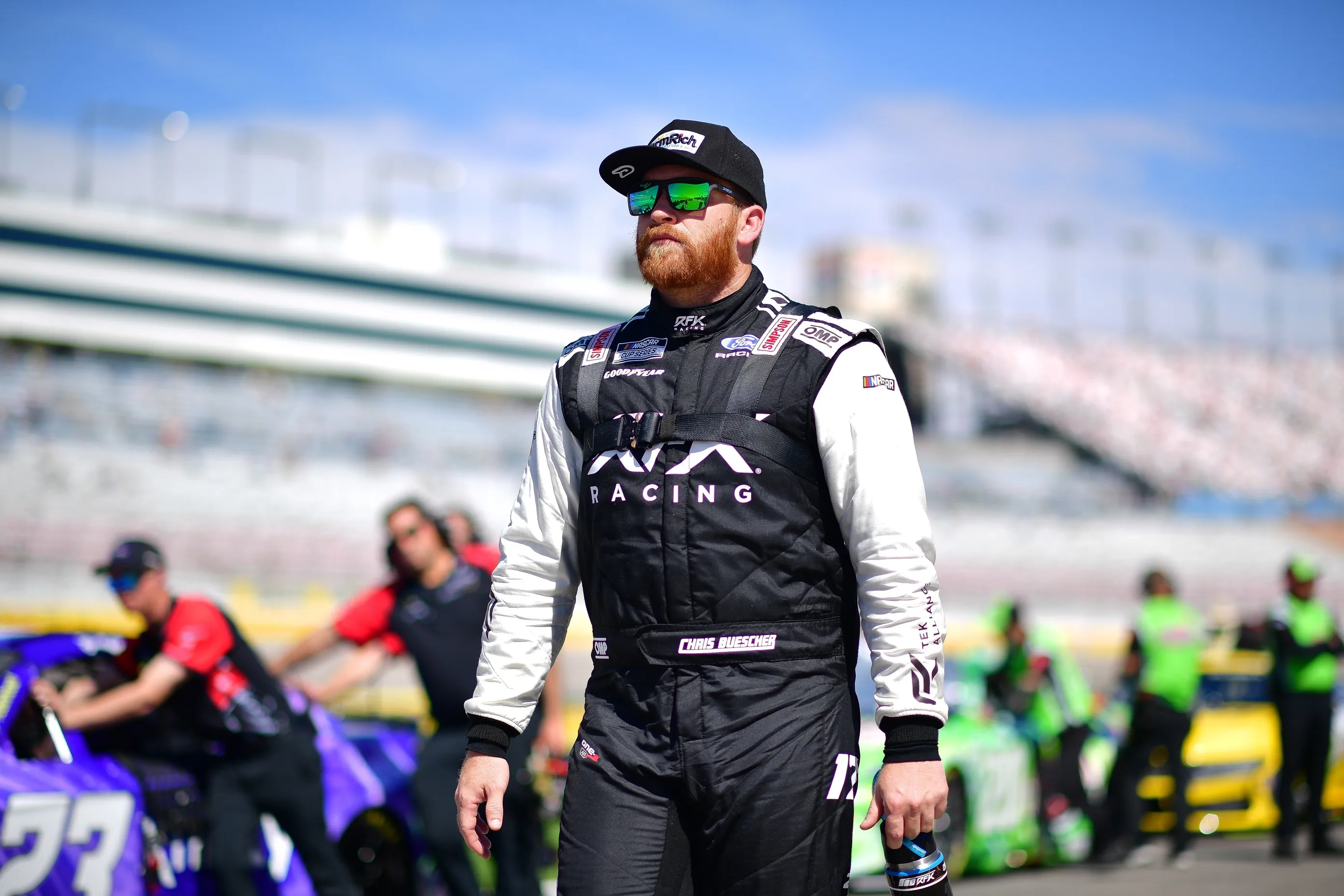 Chris Buescher and Ryan Preece Share Ideas for Greg Biffle’s Tribute