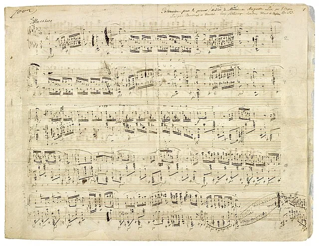 Frédéric Chopin on WikiCommons