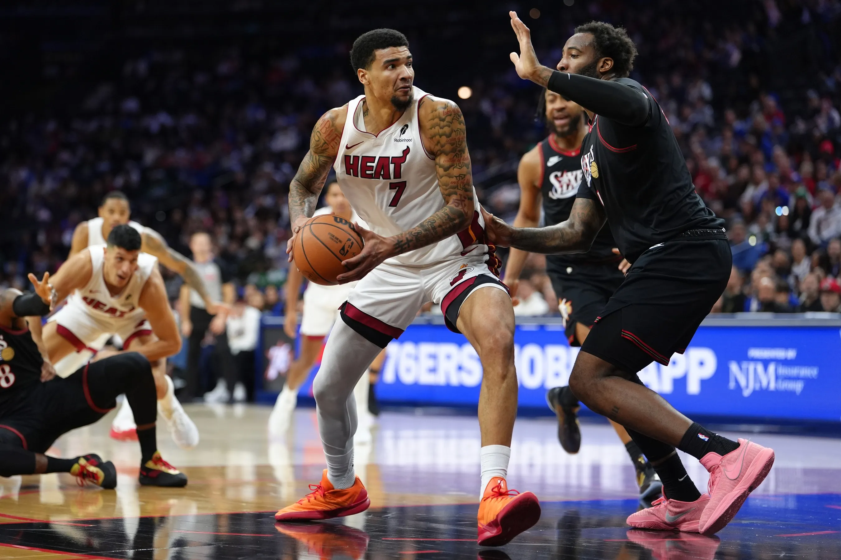 Ware Shines as Heat Halt Slide Against Nets