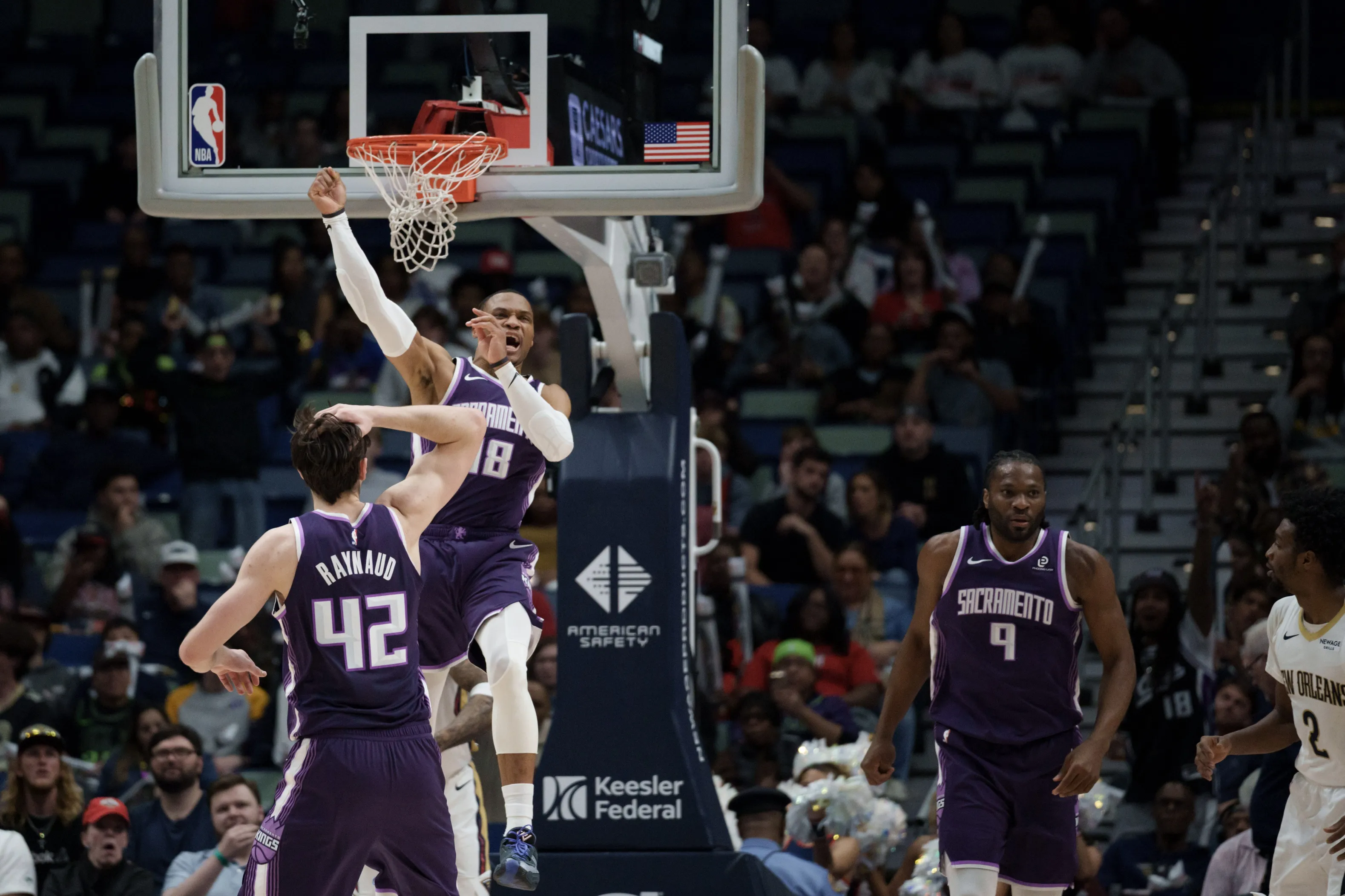 Westbrook’s Throwback Dunk Highlights Tough Night as Kings Fall to Pelicans