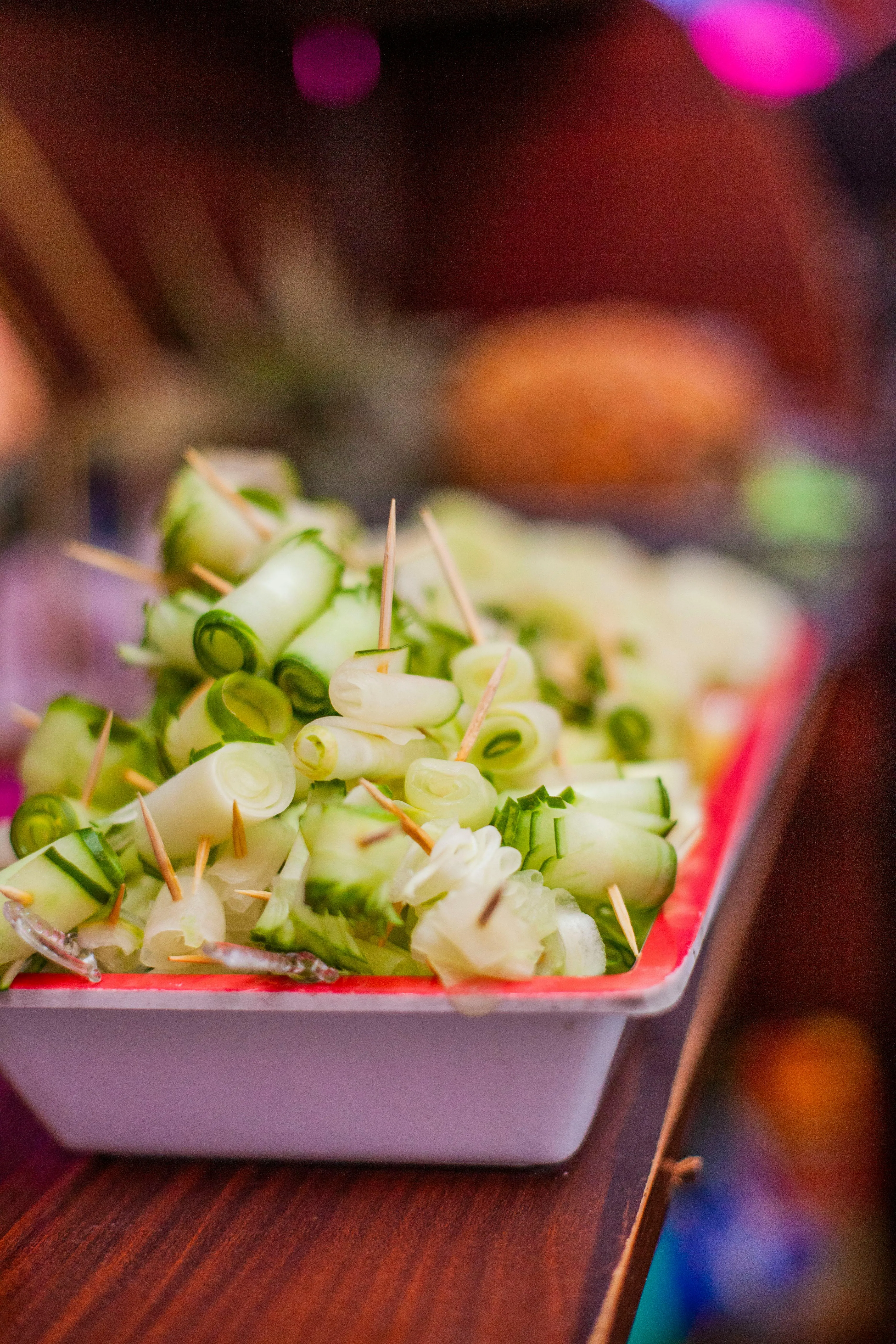 Photo of Rolled Cucumbers on a Stick 