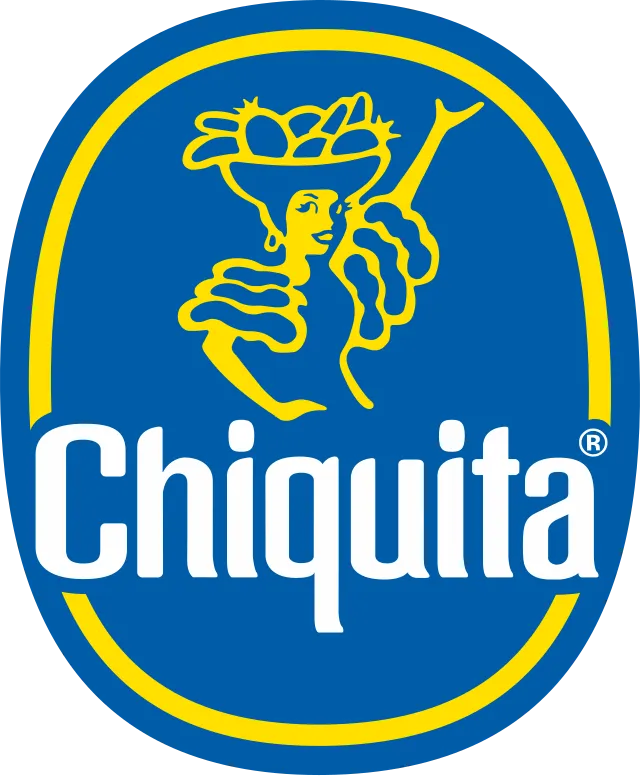 Chiquita Brands International logo (2018). © Chiquita Brands International. Licensed under Creative Commons Attribution-ShareAlike 4.0 International (CC BY-SA 4.0). No changes were made.