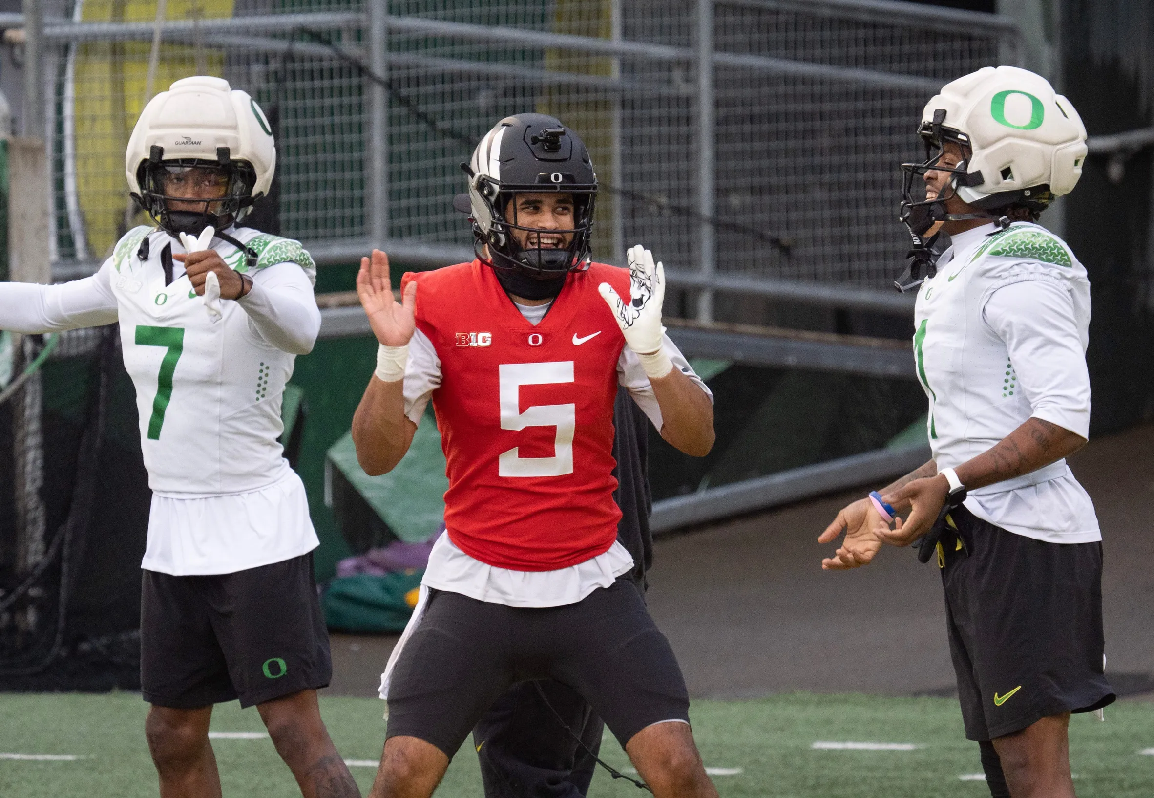 Evan Stewart Returns With Impact as Oregon Wraps Spring Game