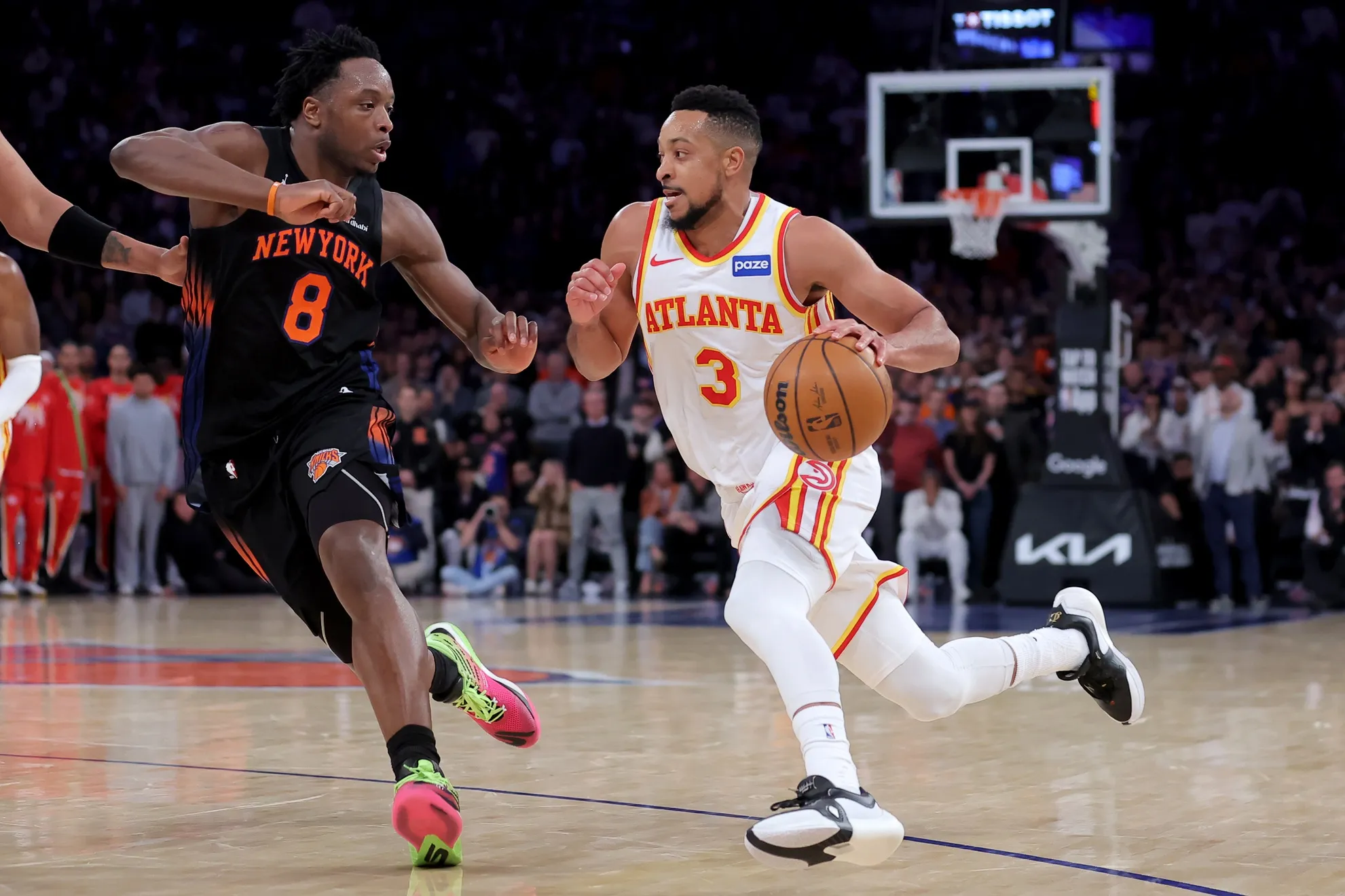 CJ McCollum Embraces Villain Role As Hawks Silence Knicks Crowd